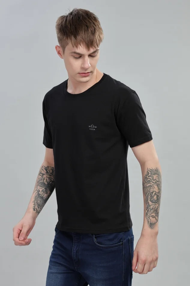 Black – 100% Cotton tee