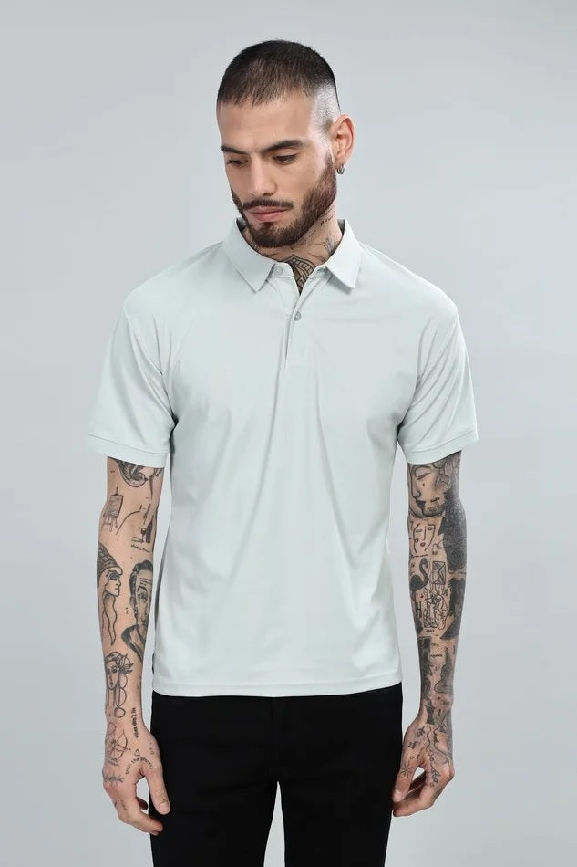 Ice Blue – Athlete Polo