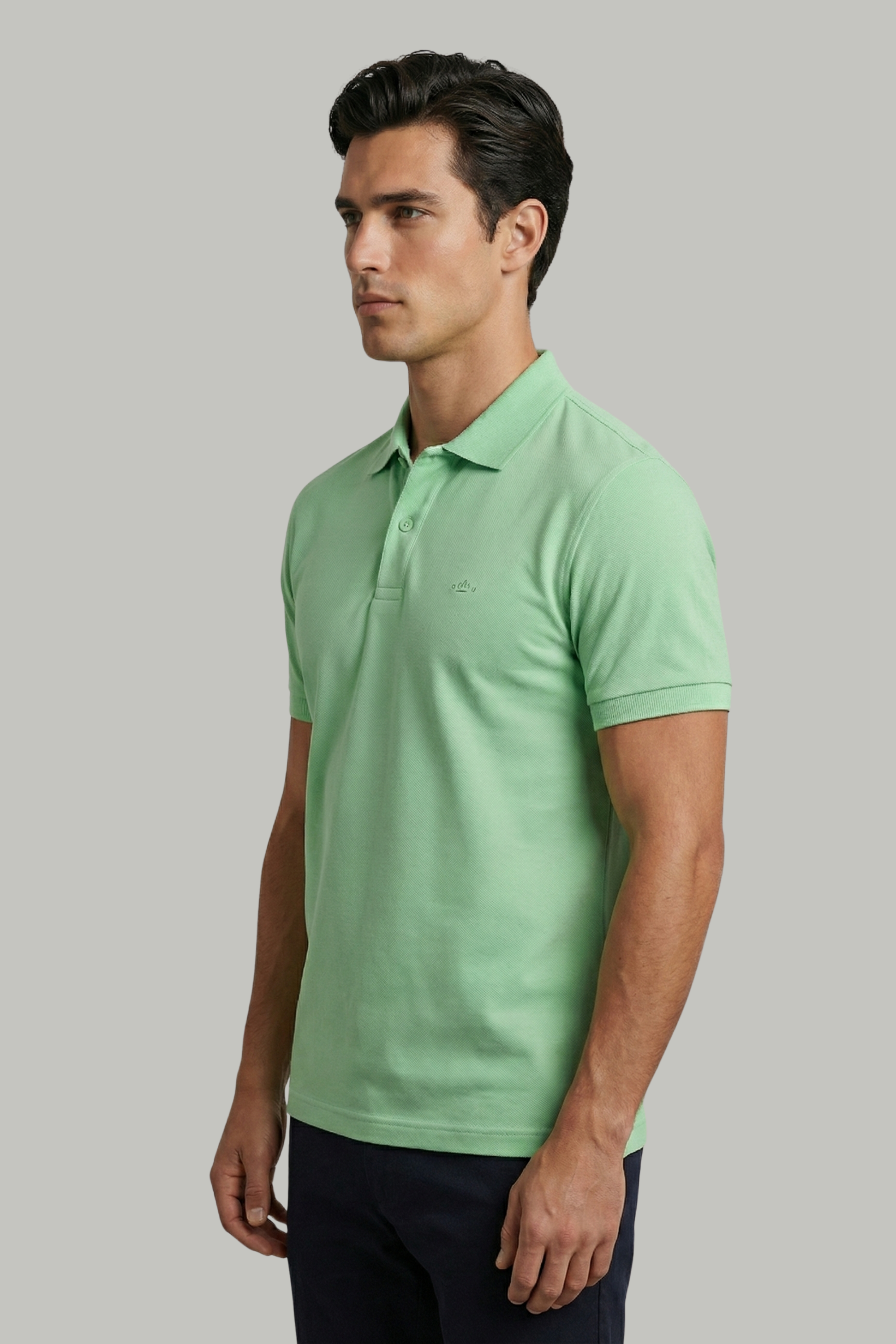 Light Green Daily Wear Polo T-Shirt