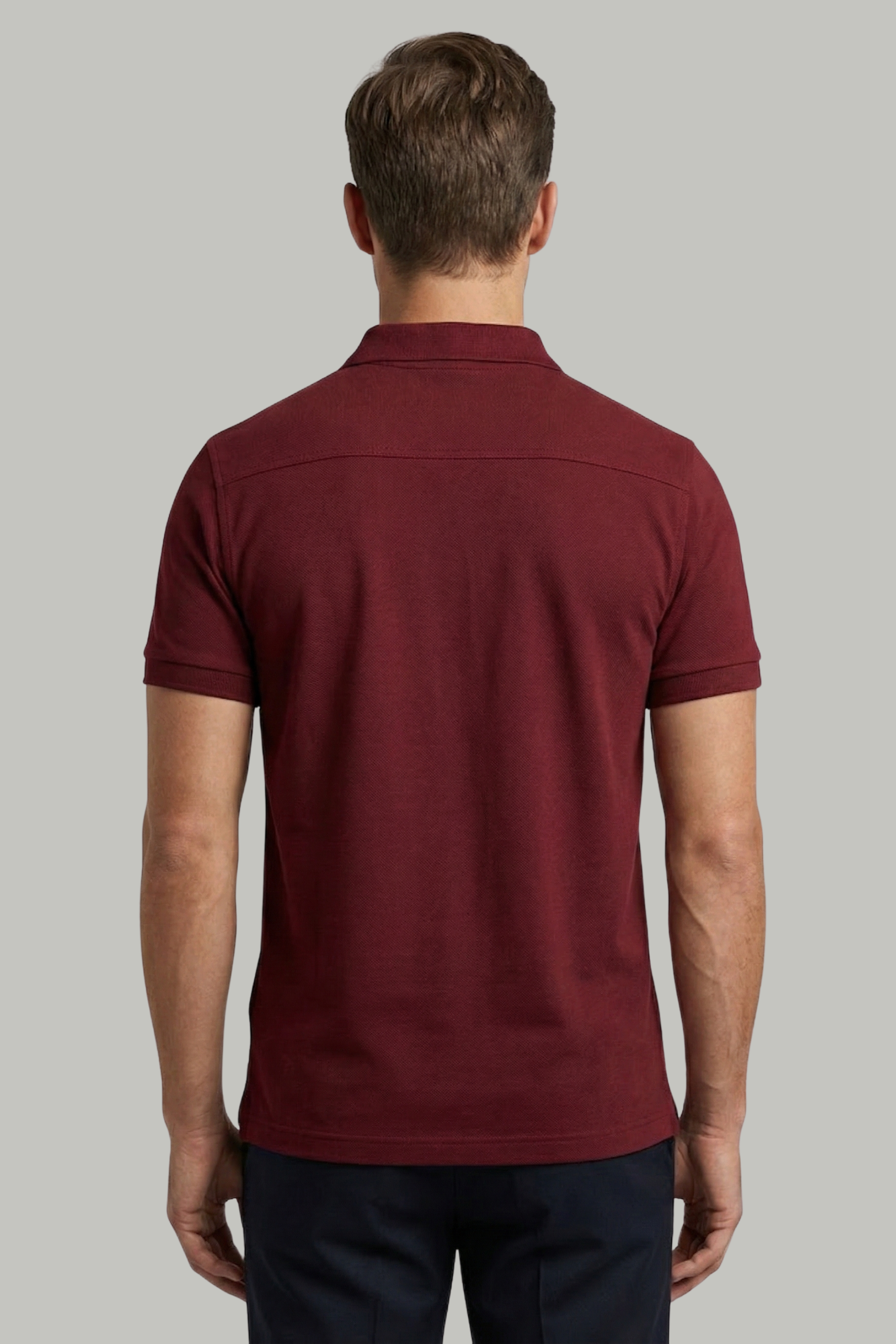 Maroon Daily Wear Polo T-Shirt