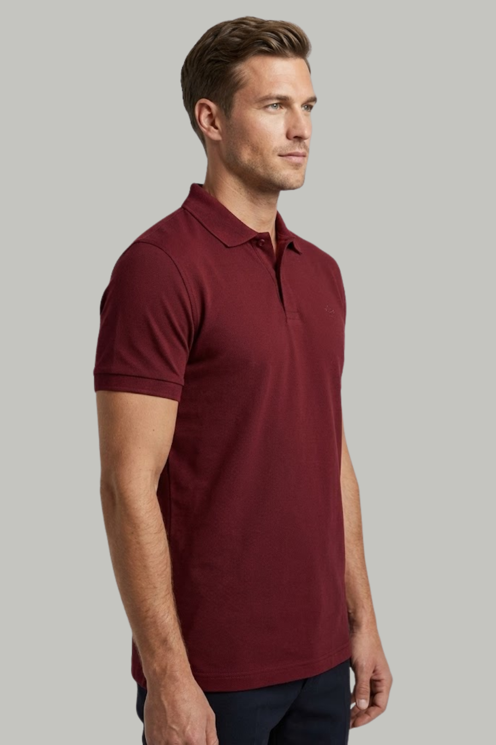 Maroon Daily Wear Polo T-Shirt