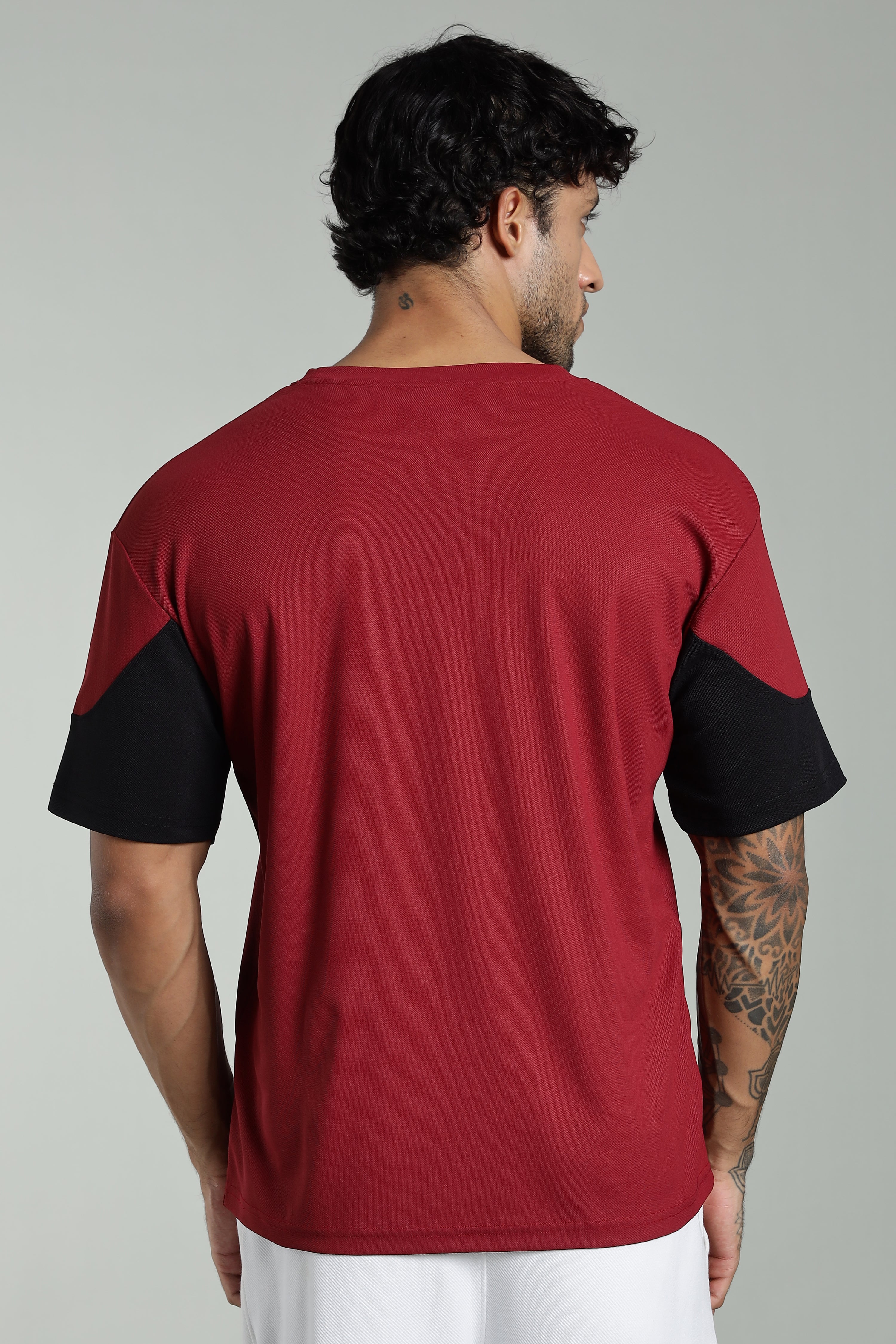 Wine Red & Black - Activewear