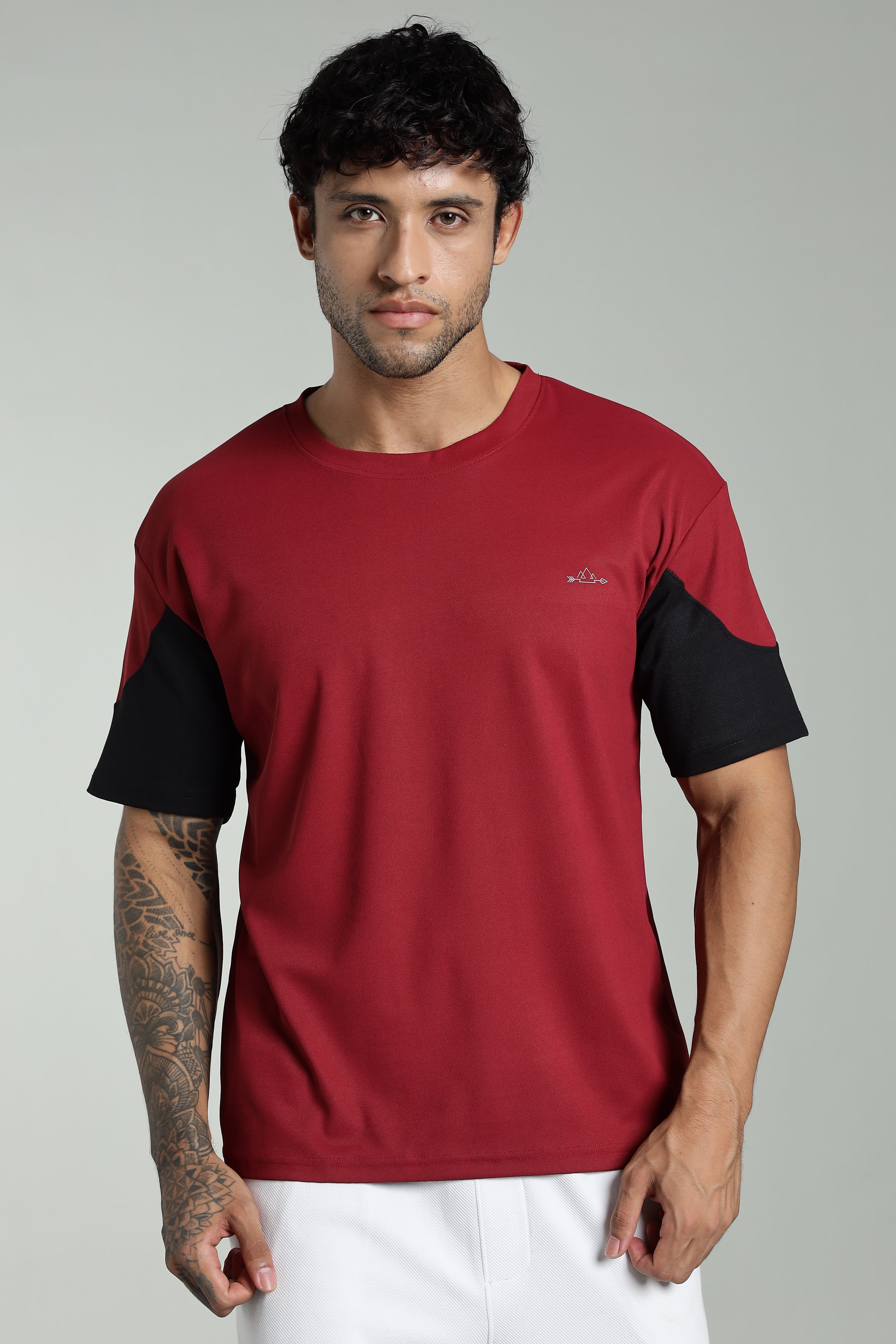 Wine Red & Black - Activewear