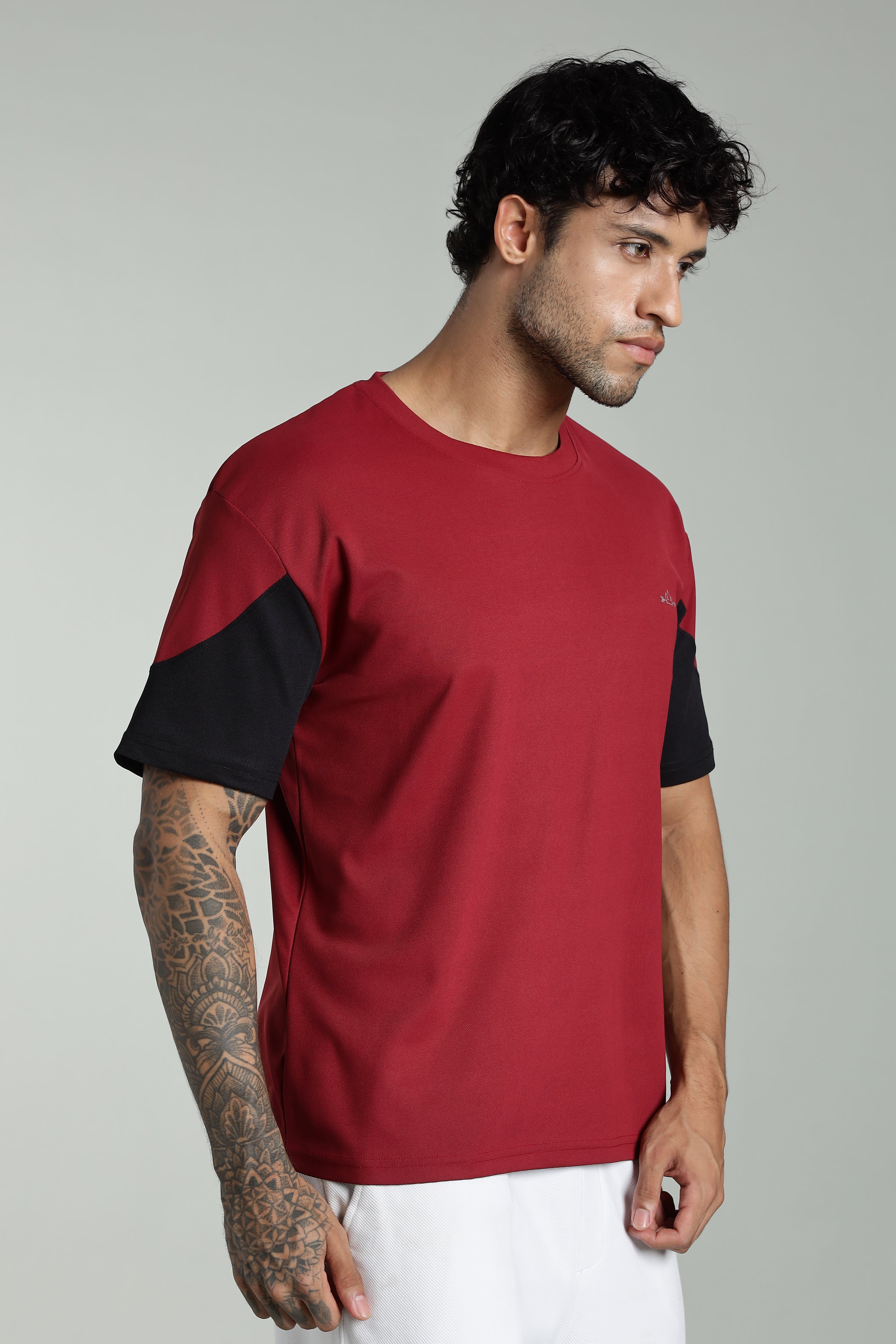 Wine Red & Black - Activewear