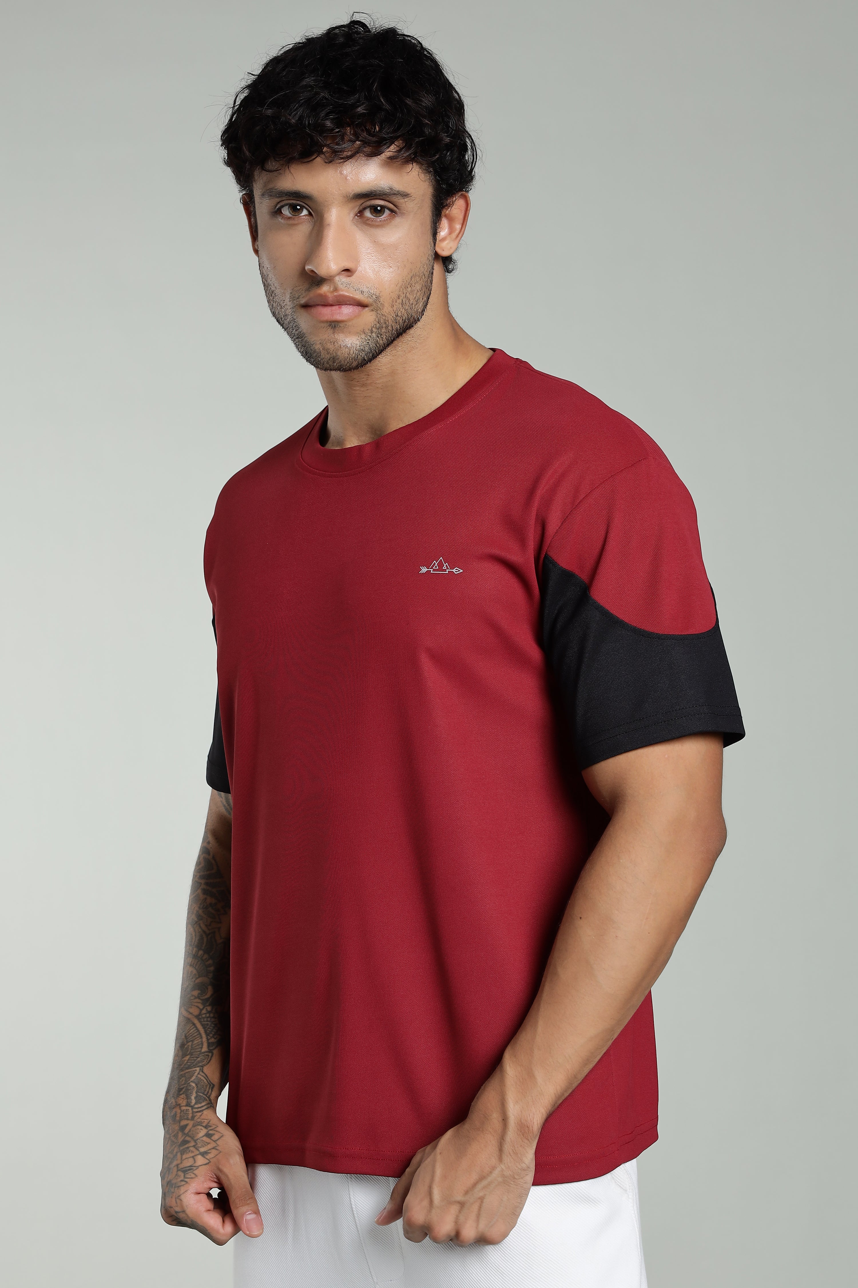 Wine Red & Black - Activewear