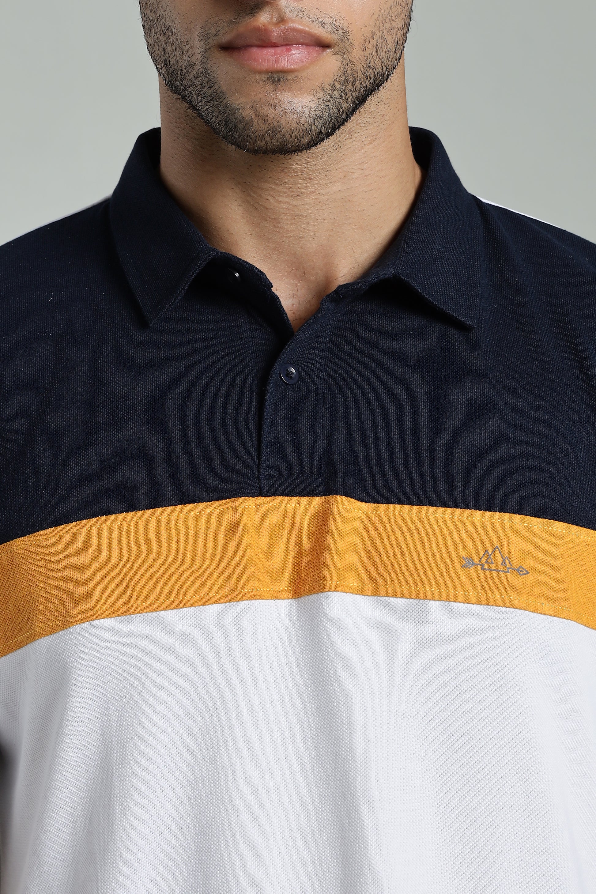 CS White-Cotton Polo T-Shirt