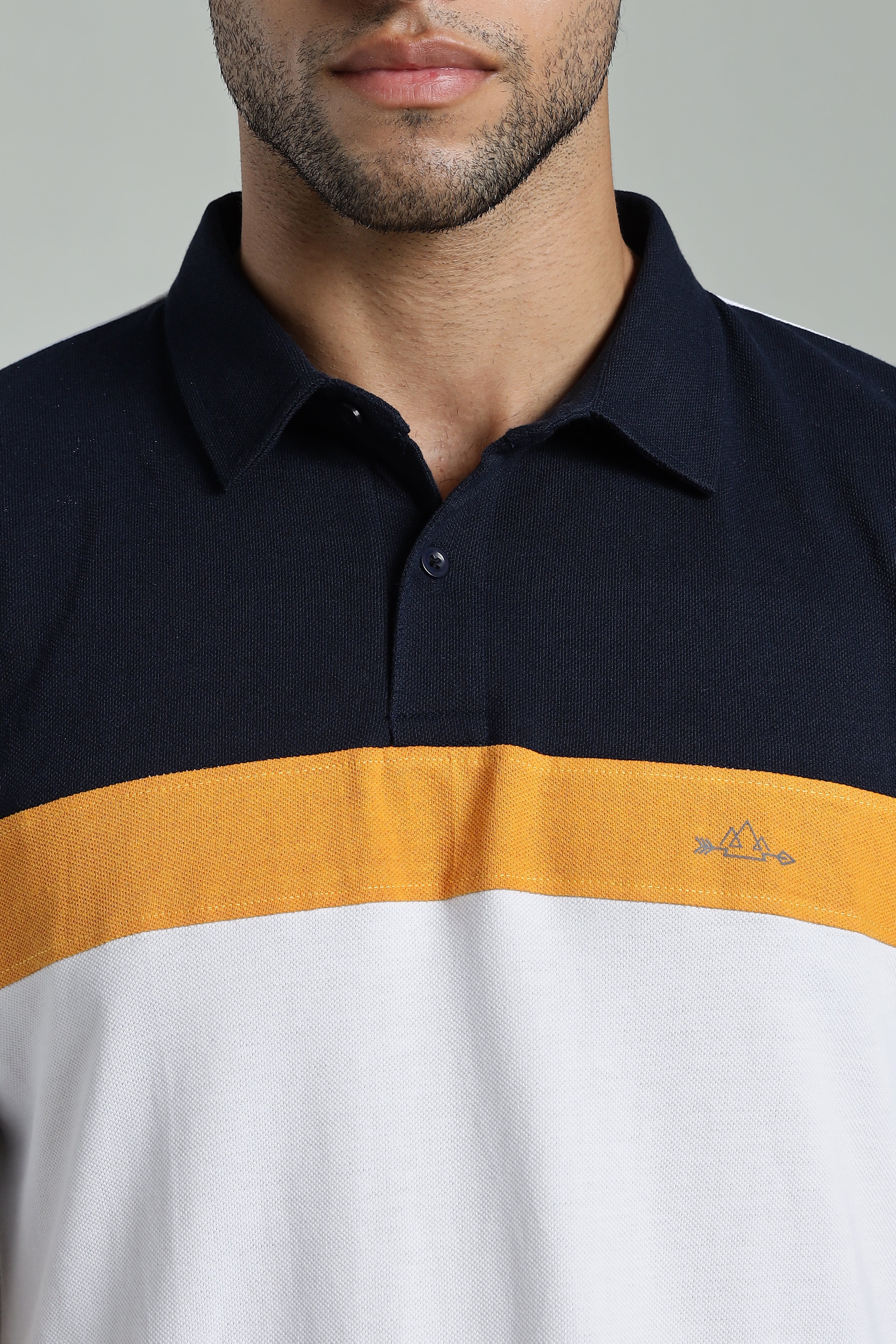 CS White-Cotton Polo T-Shirt