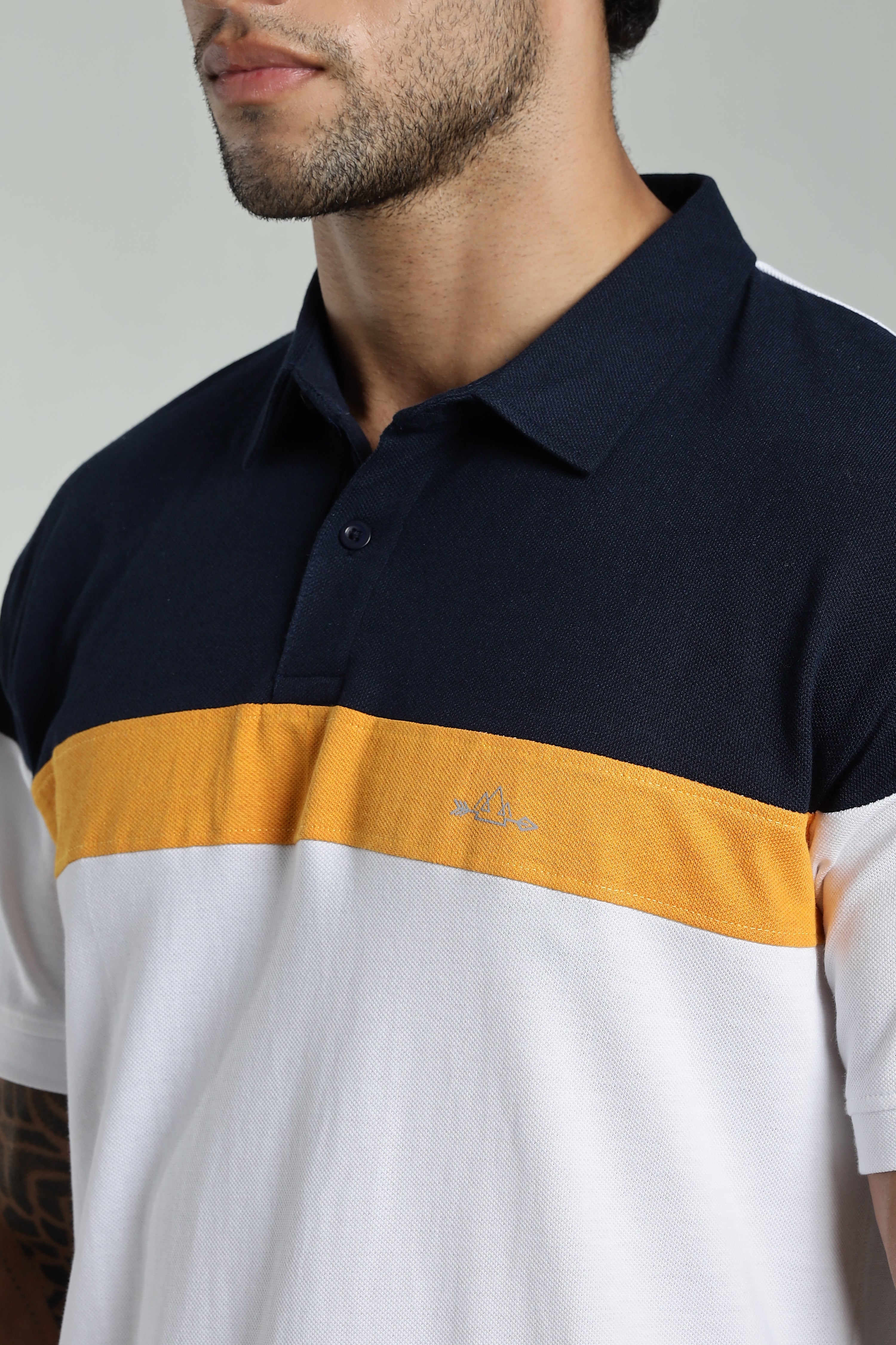 CS White-Cotton Polo T-Shirt