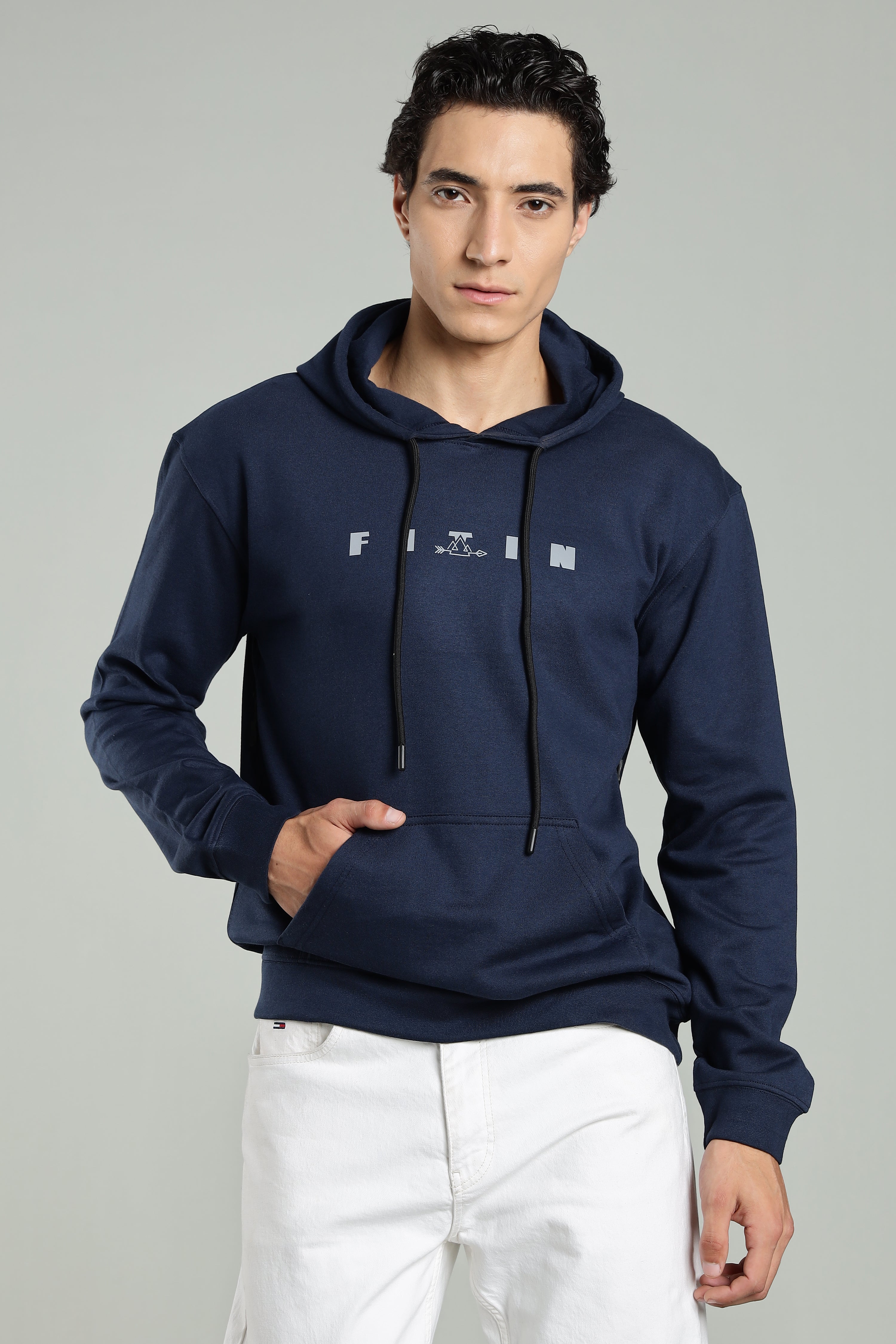 Navy Men’s All-Season Vent Zip Hoodie