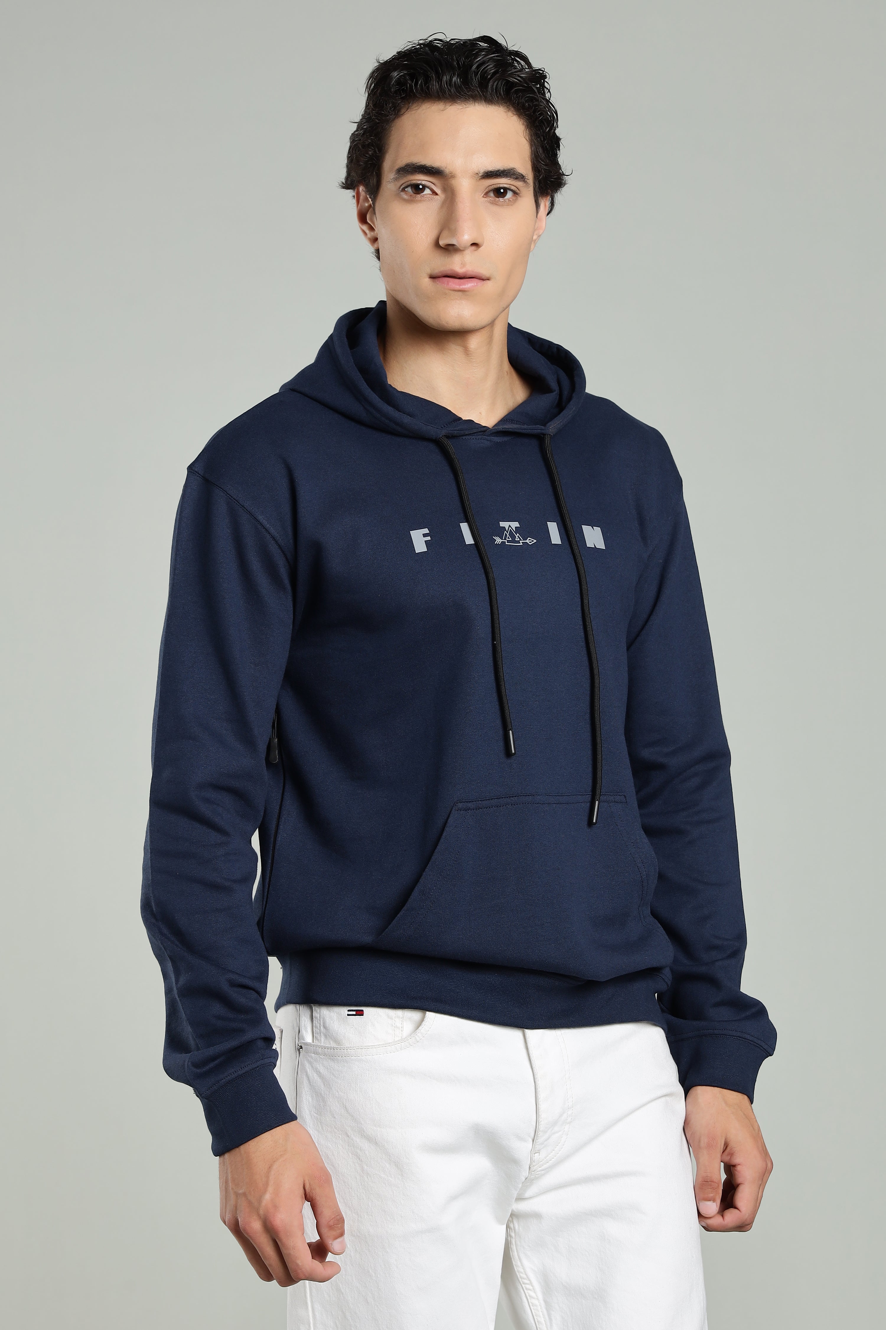 Navy Men’s All-Season Vent Zip Hoodie