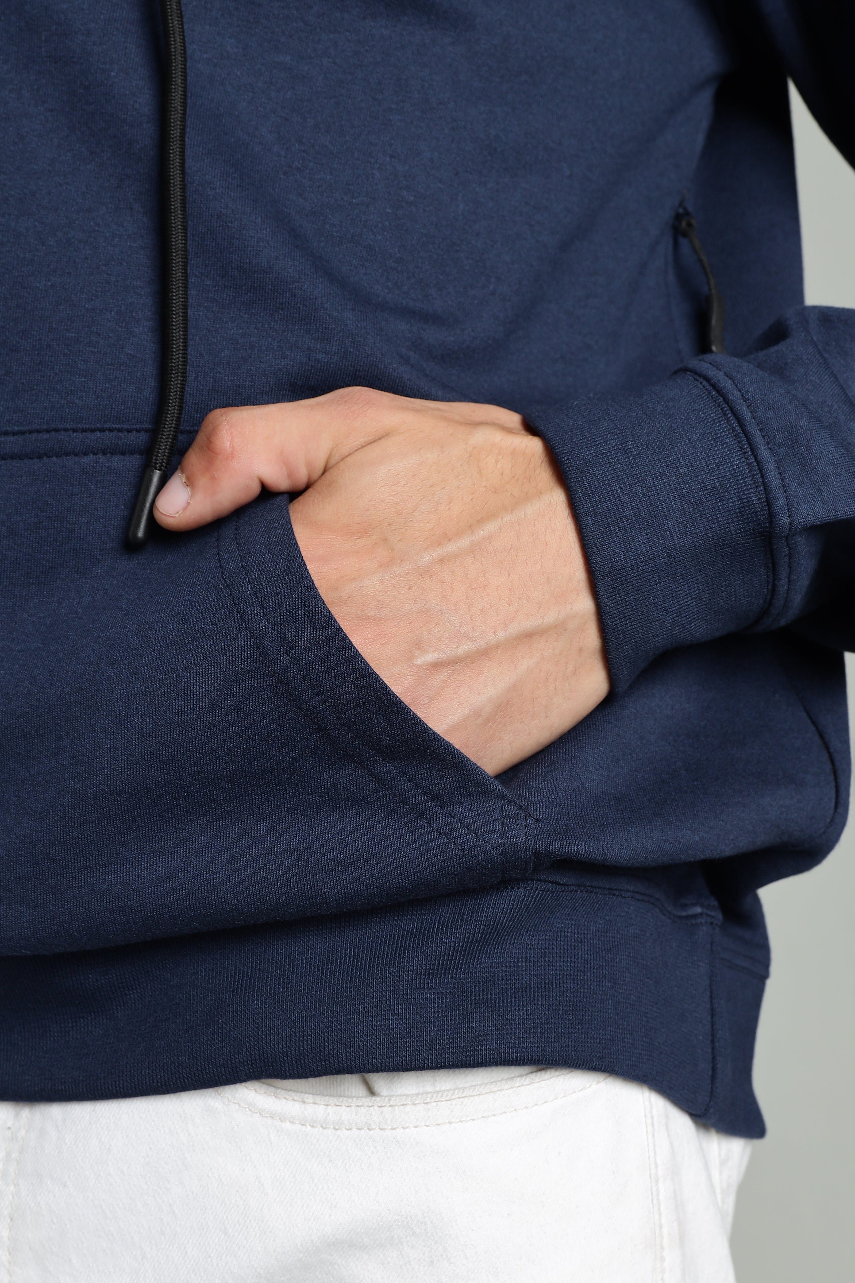 Navy Men’s All-Season Vent Zip Hoodie