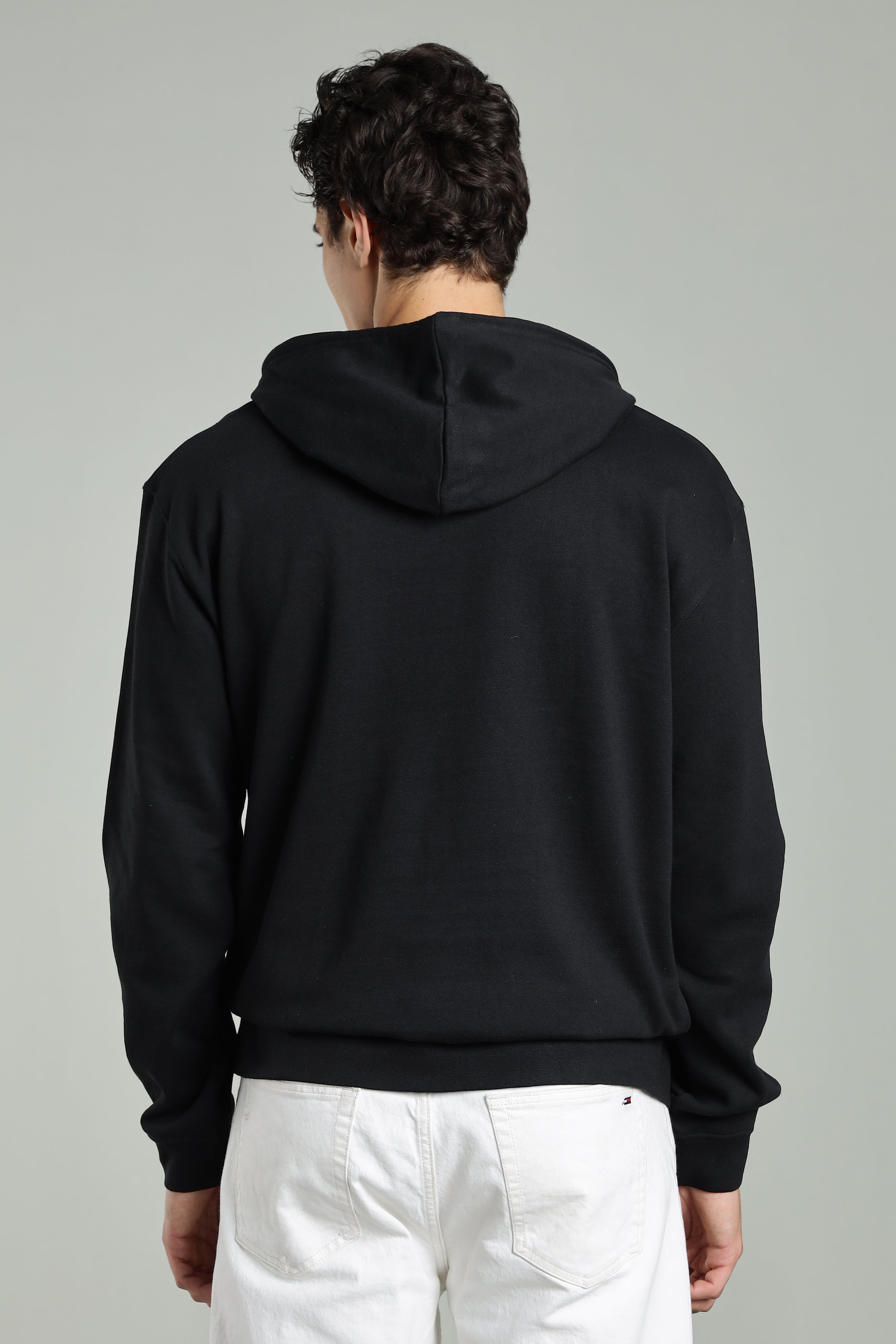 Black Men’s All-Season Vent Zip Hoodie