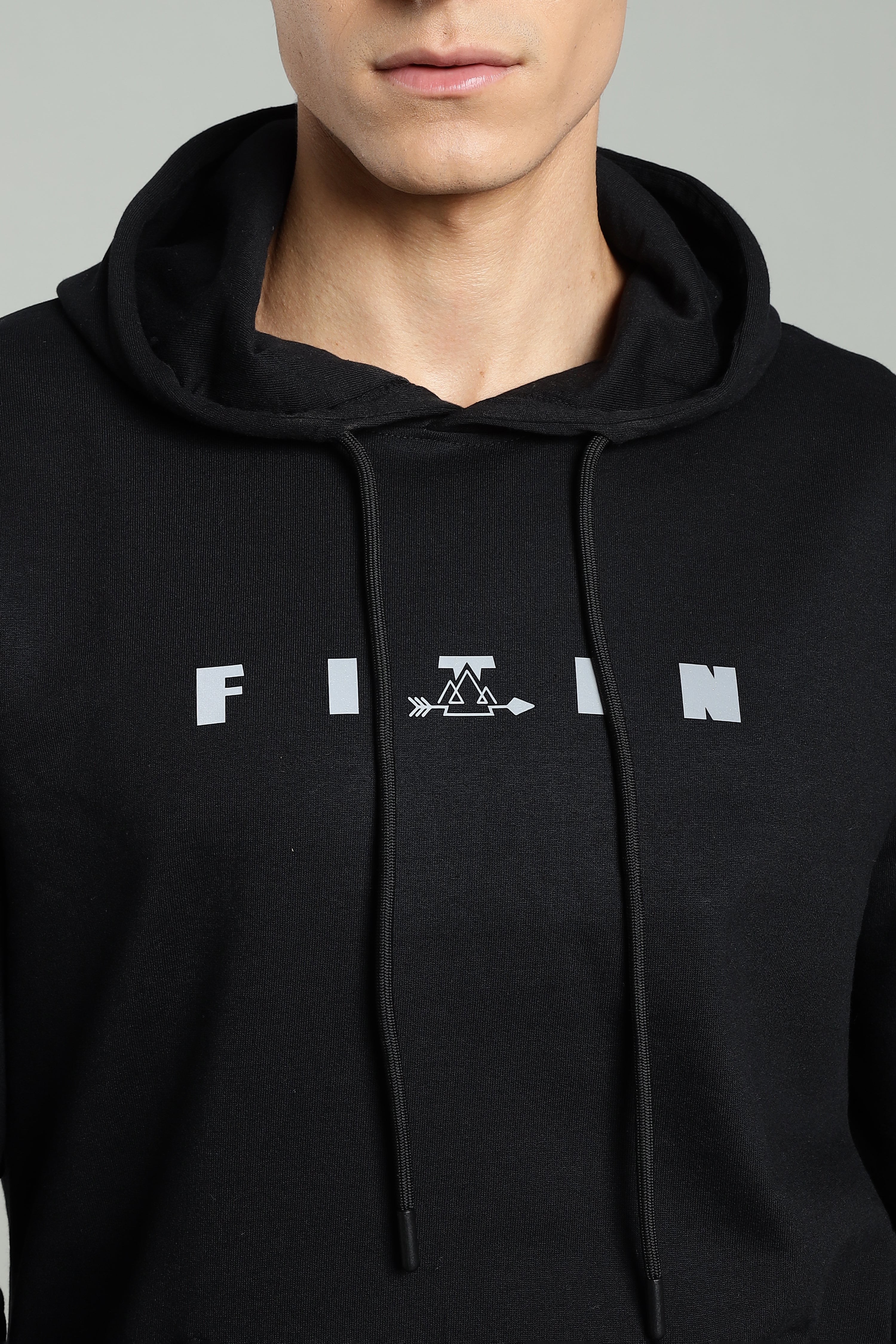 Black Men’s All-Season Vent Zip Hoodie