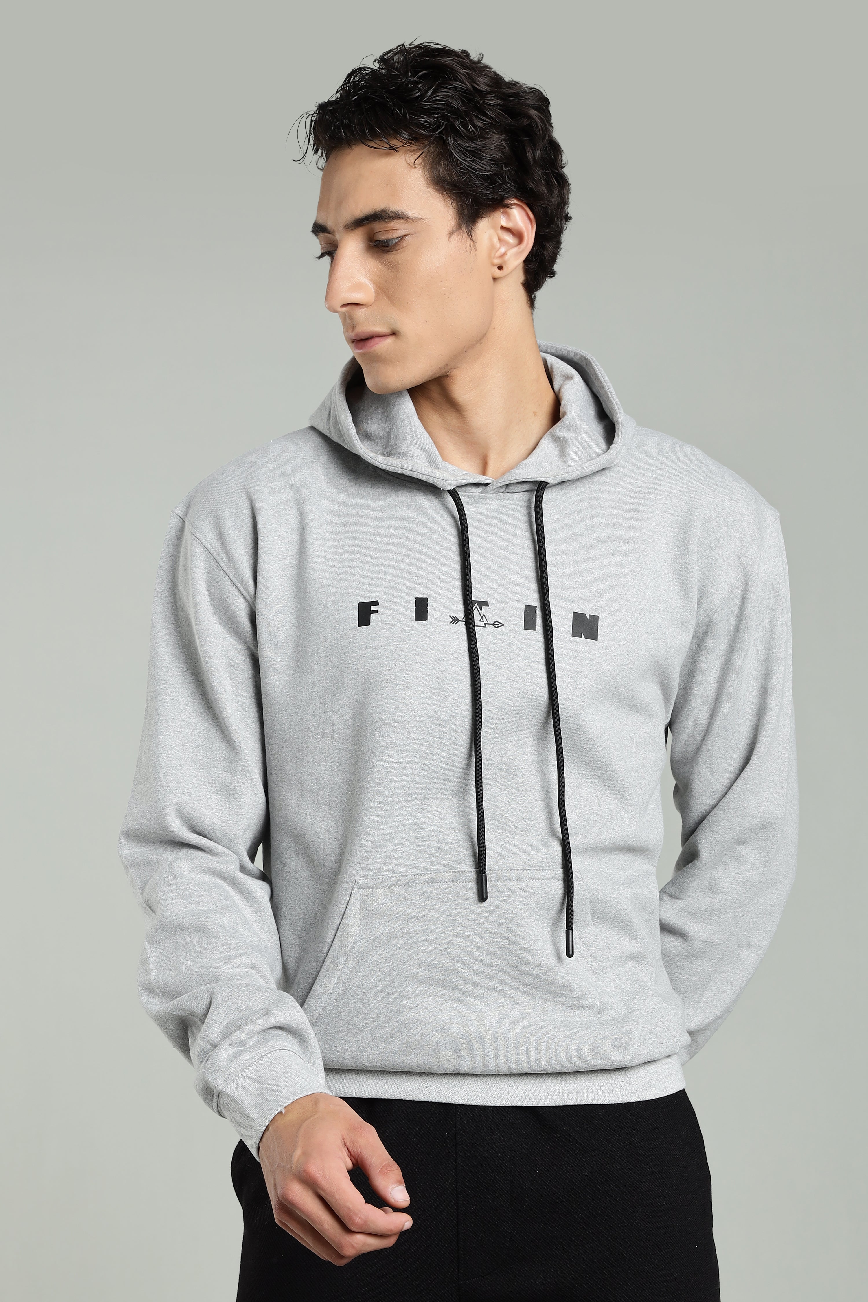 Grey Men’s All-Season Vent Zip Hoodie