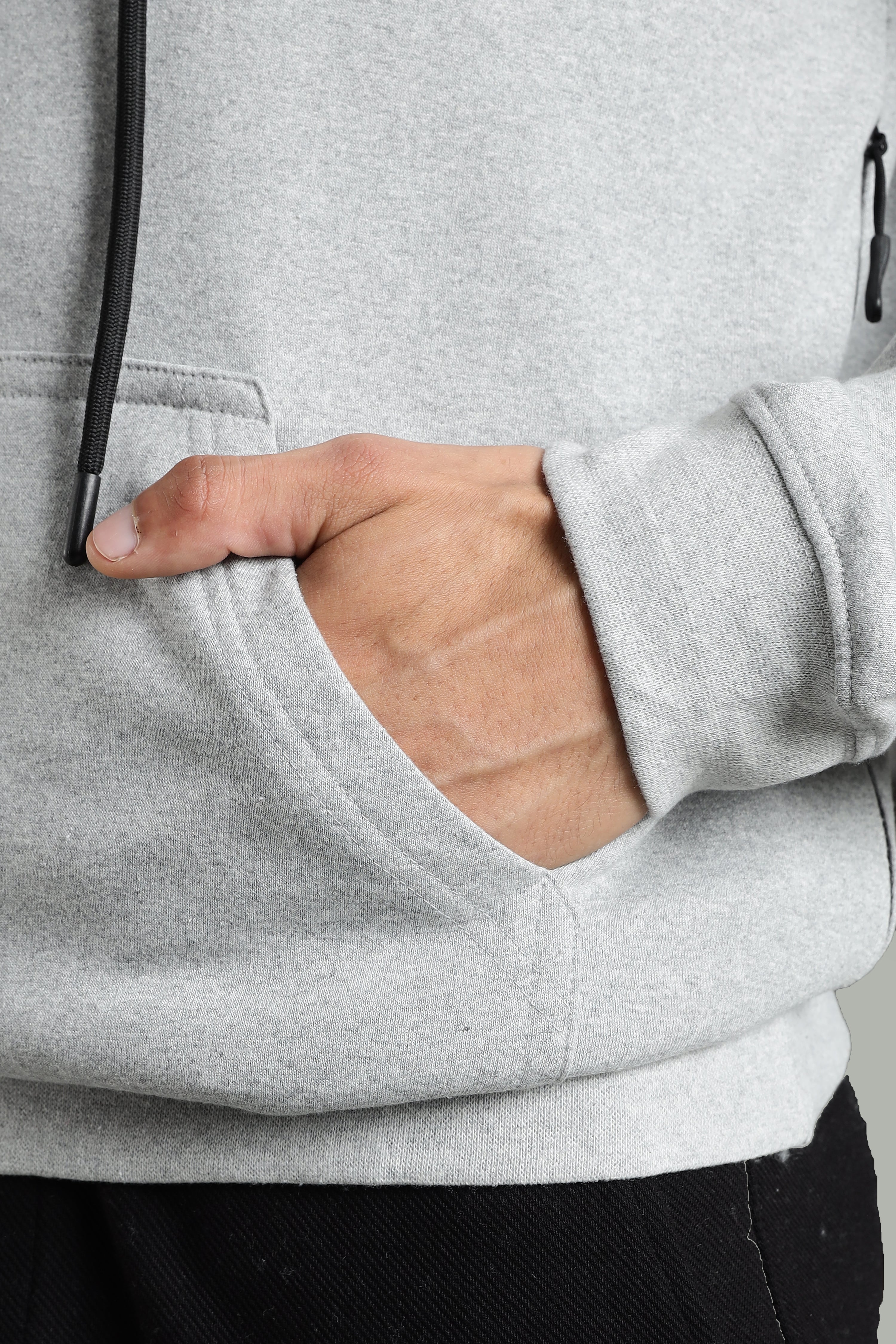 Grey Men’s All-Season Vent Zip Hoodie