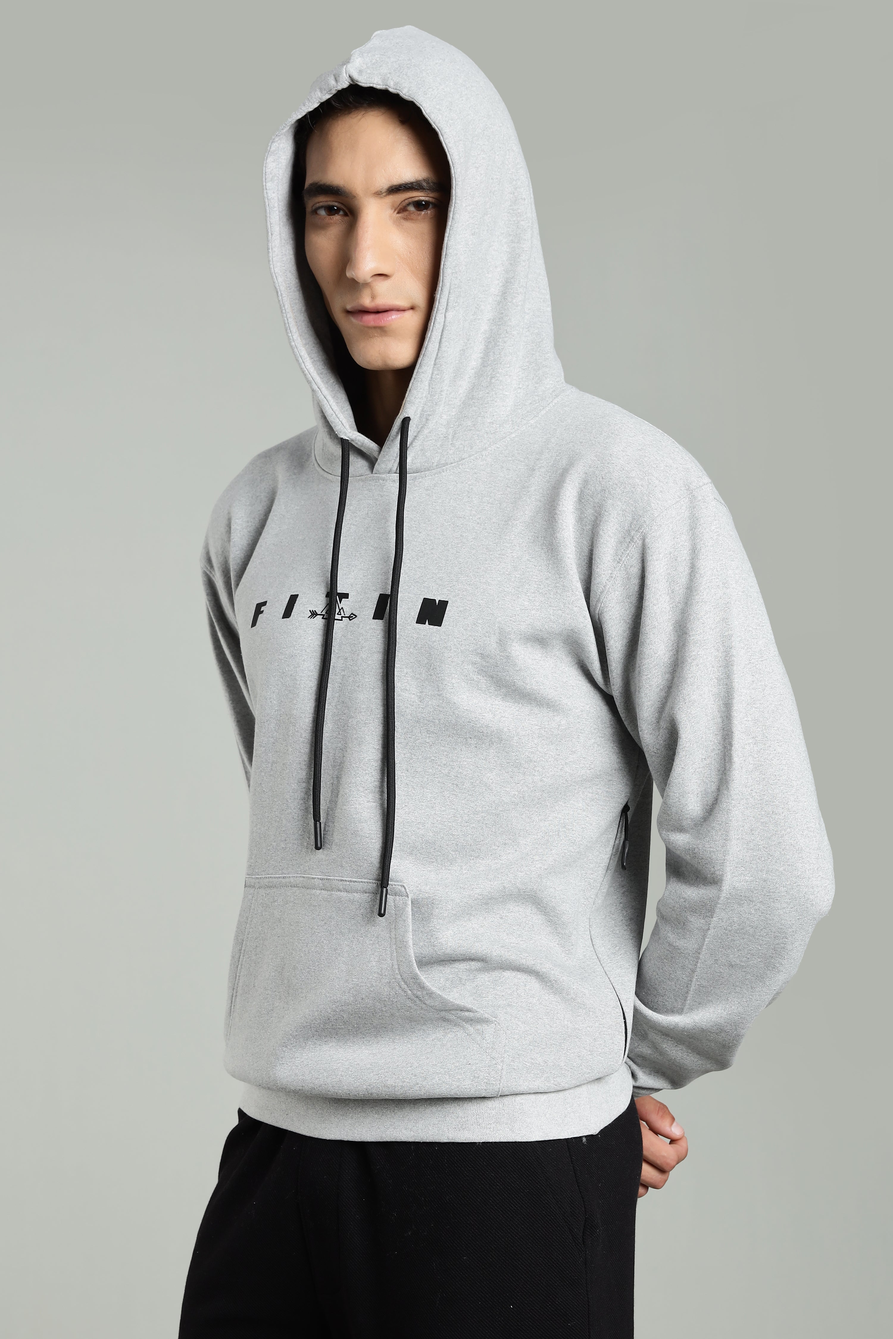 Grey Men’s All-Season Vent Zip Hoodie
