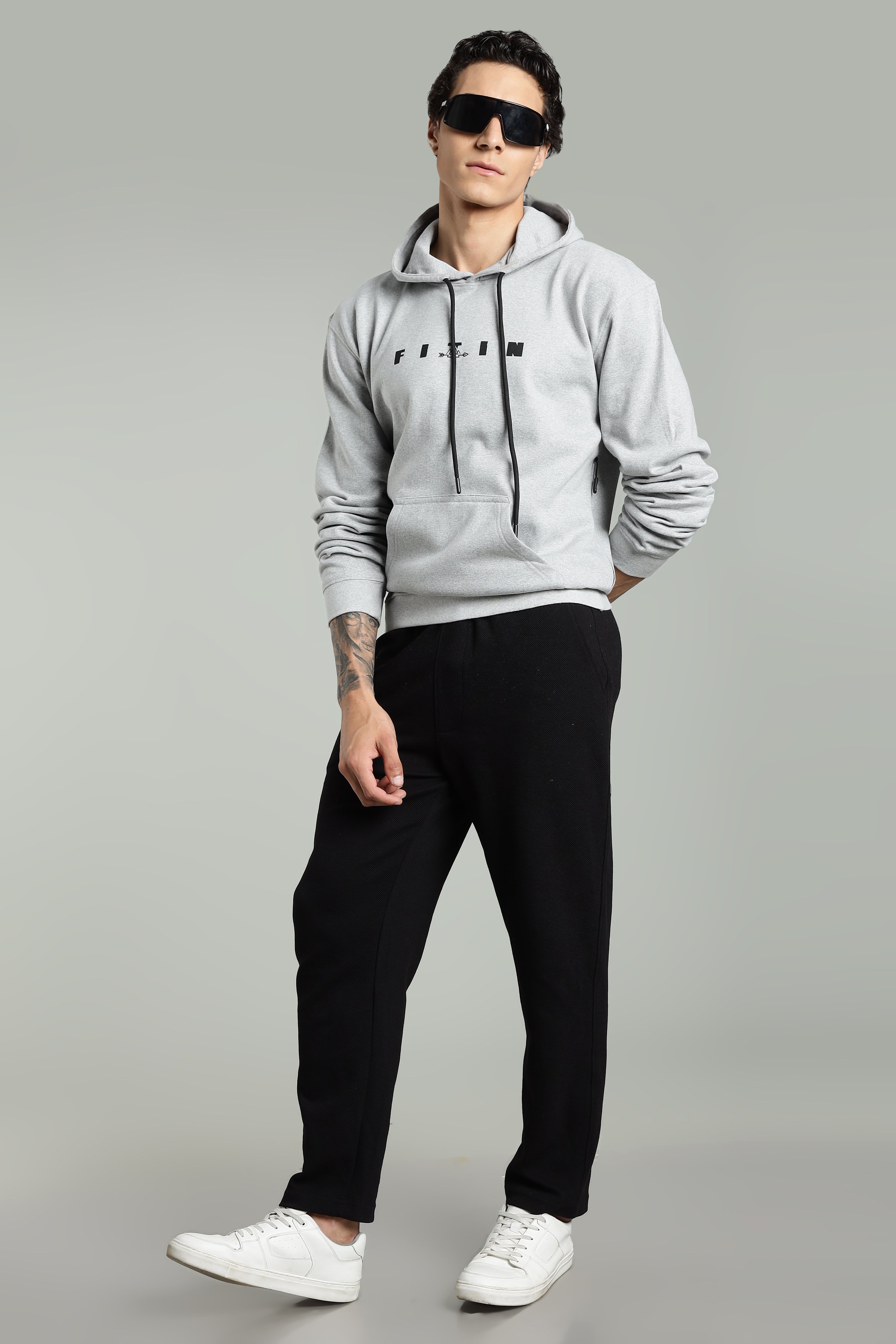 Grey Men’s All-Season Vent Zip Hoodie