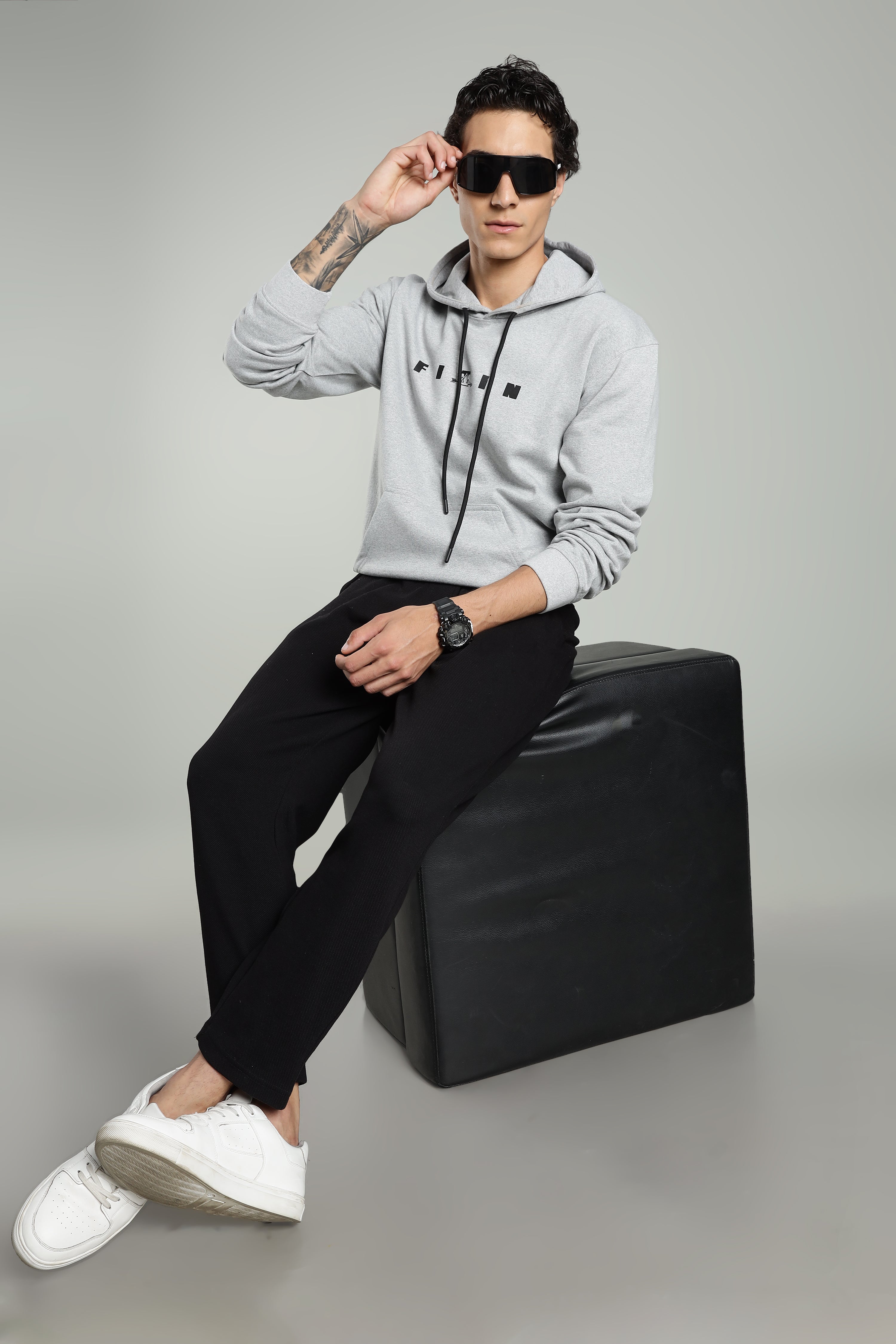 Grey Men’s All-Season Vent Zip Hoodie