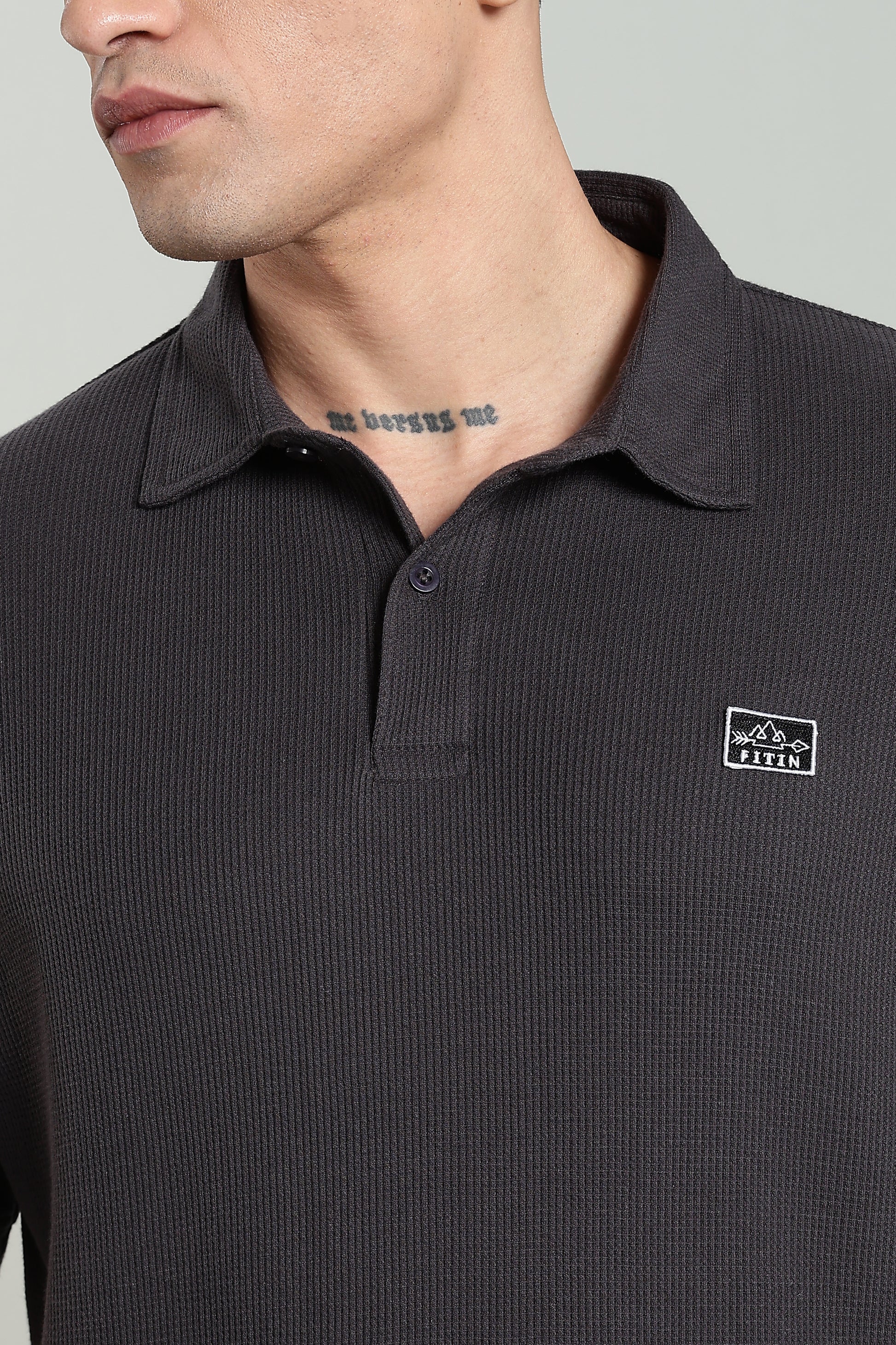 Gunmetal Grey Old Money Polo - PR