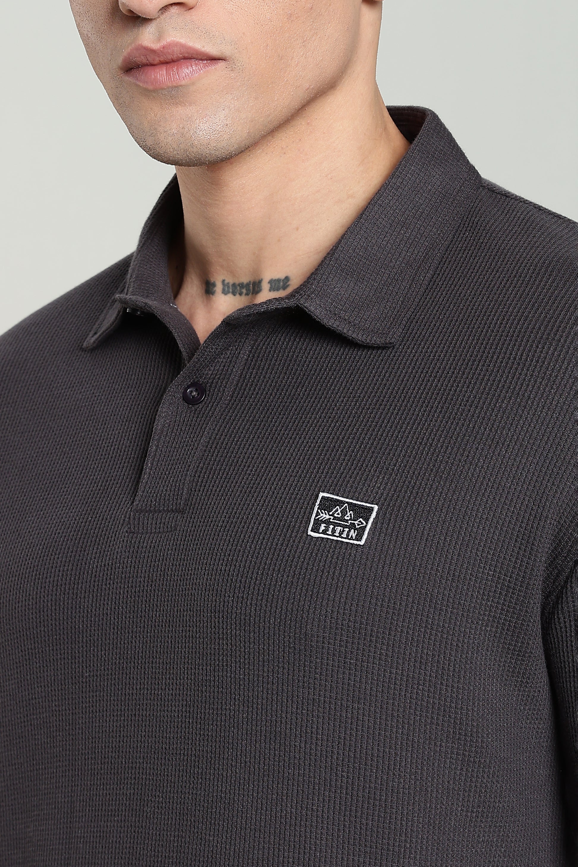 Gunmetal Grey Old Money Polo - PR
