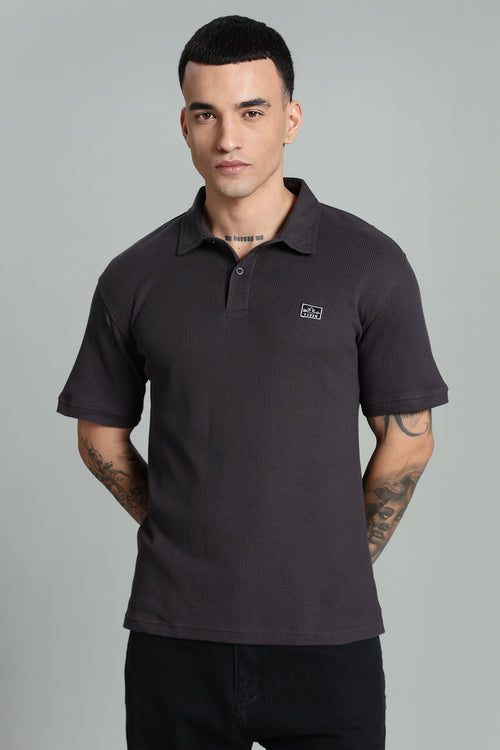 Gunmetal Grey Old Money Polo - PR