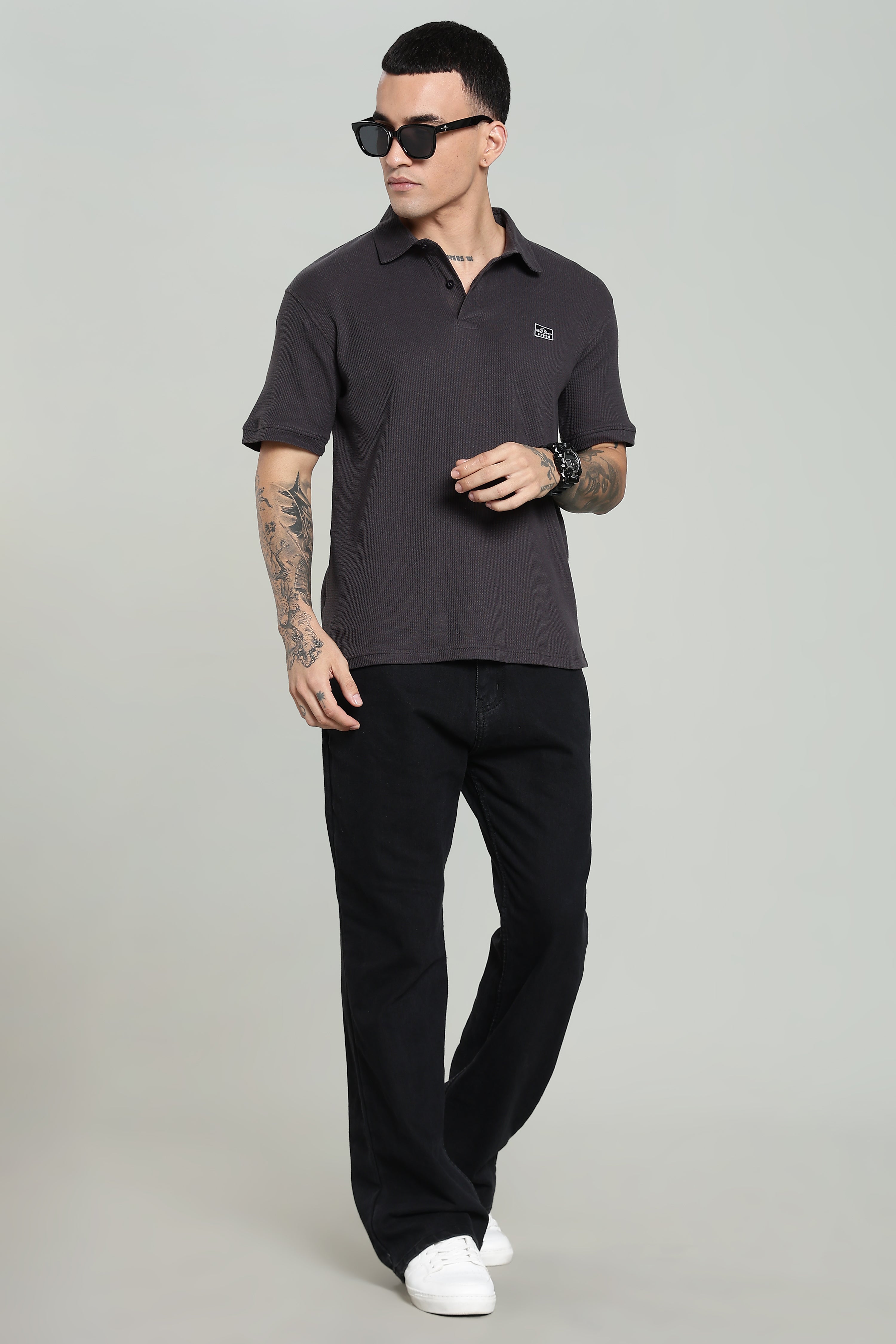 Gunmetal Grey Old Money Polo - PR