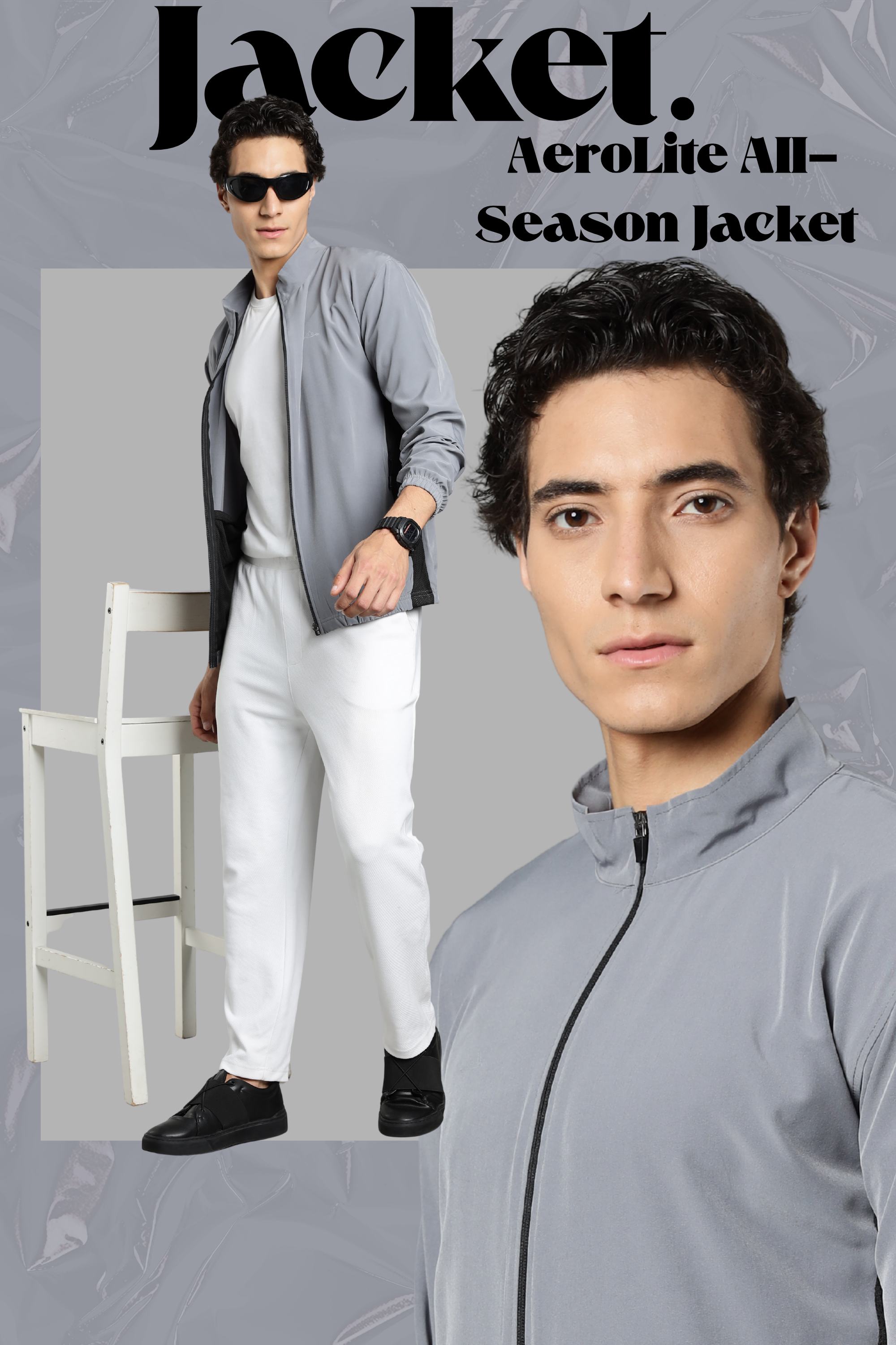 Grey Men’s AeroLite All-Season Jacket