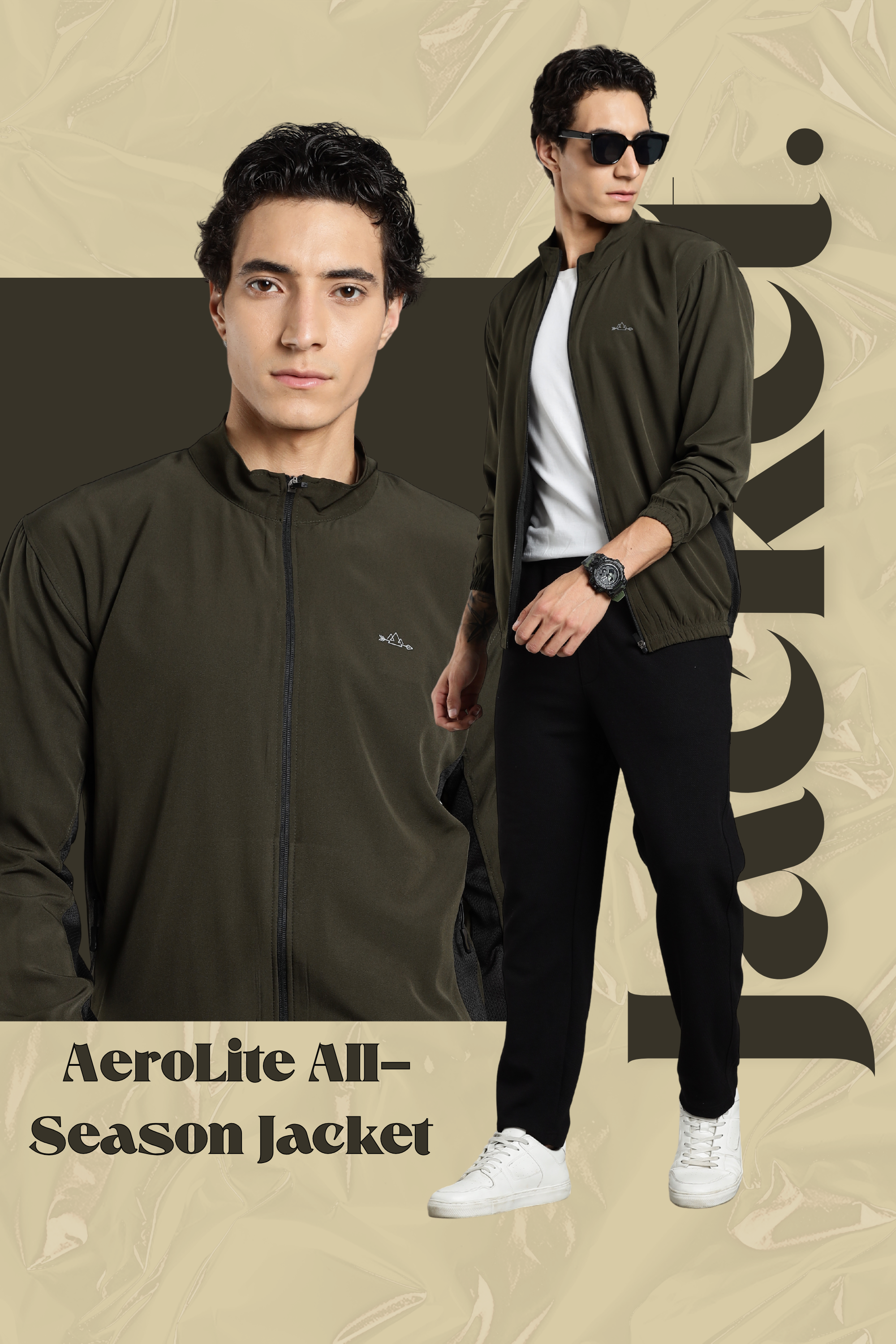 Olive Men’s AeroLite All-Season Jacket