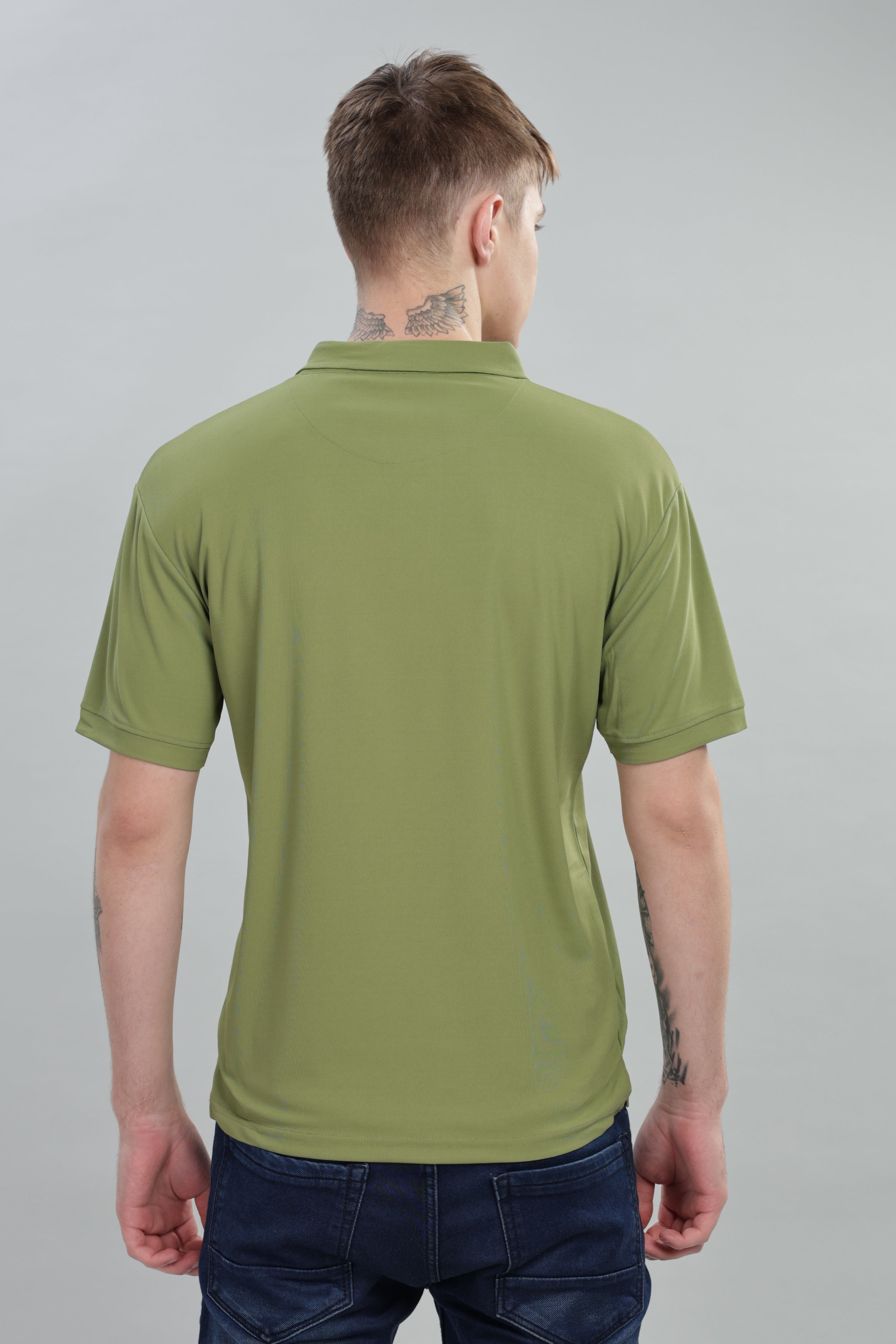 Leaf Green Daily Wear Polo T-Shirt