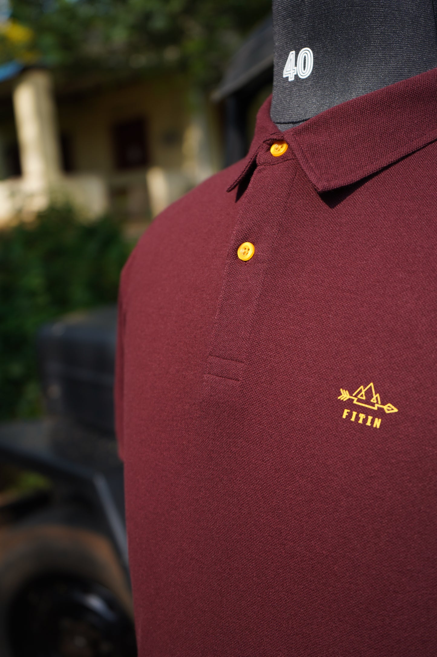 Burgundy – Organic cotton