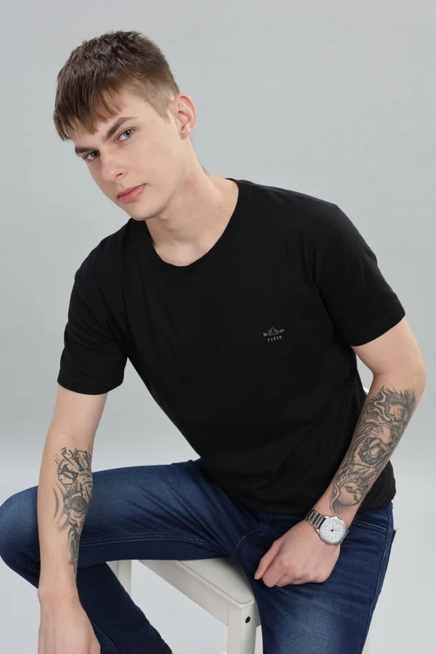 Black – 100% Cotton tee