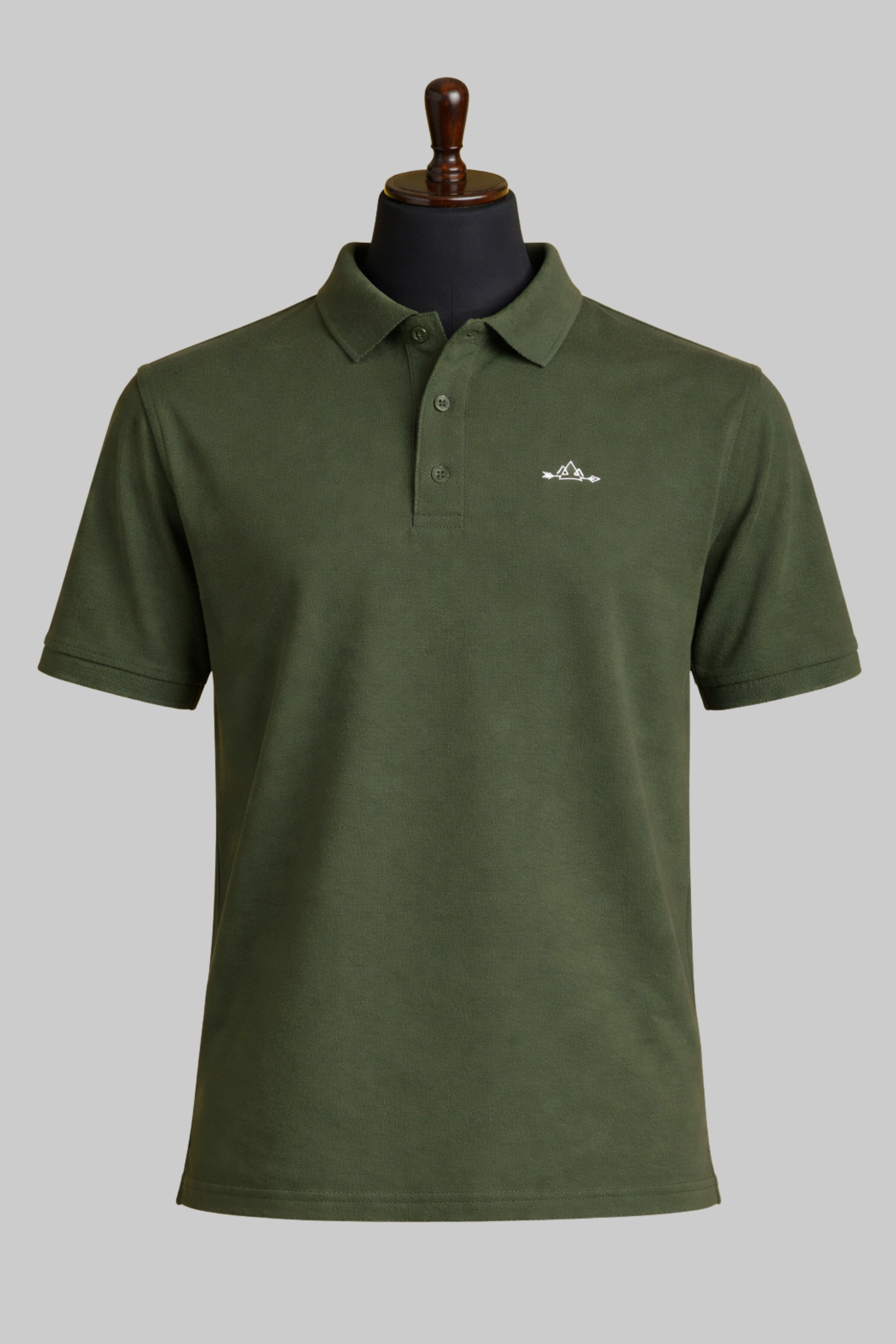 Bottle Green Daily Wear Polo T-Shirt
