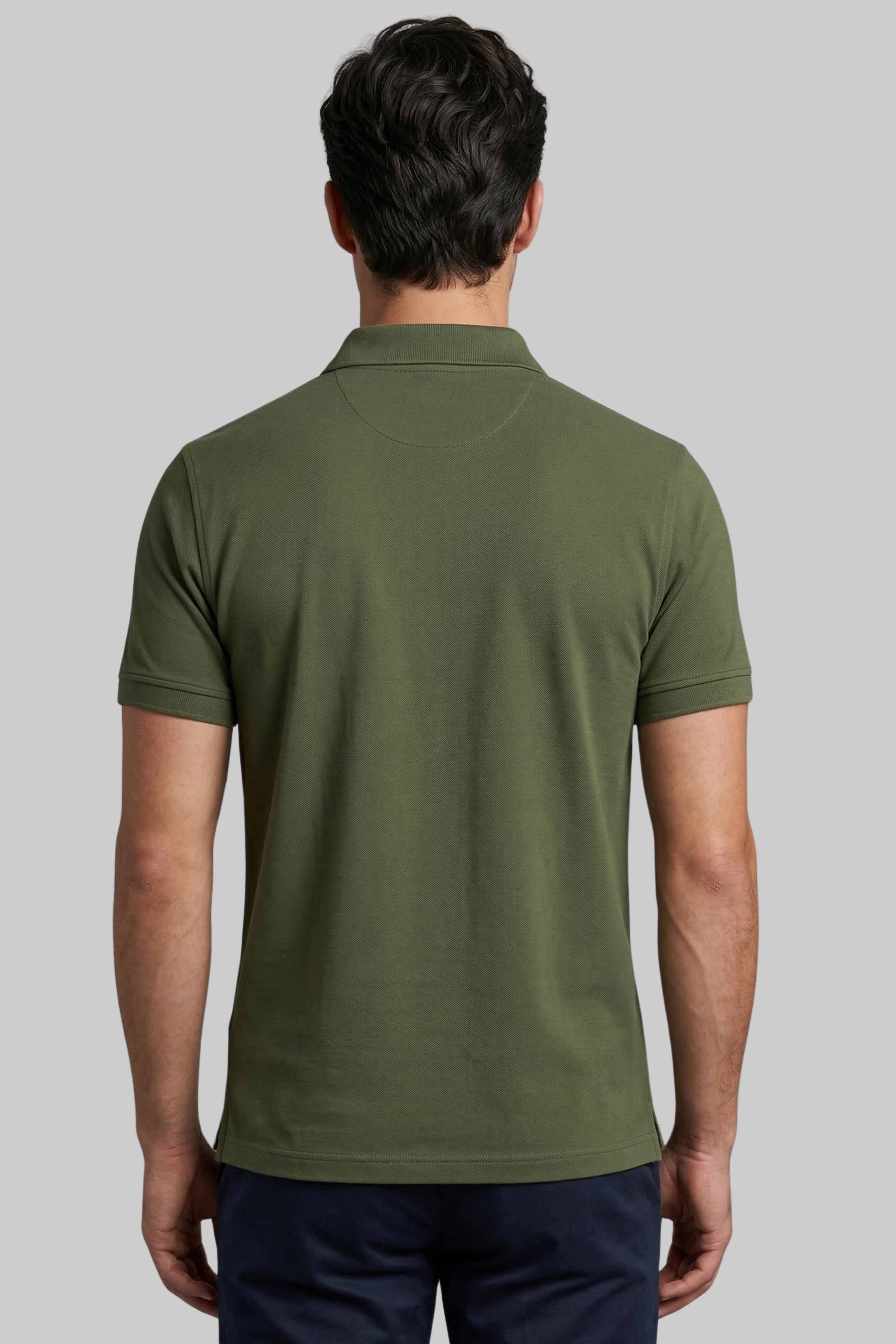 Bottle Green Daily Wear Polo T-Shirt