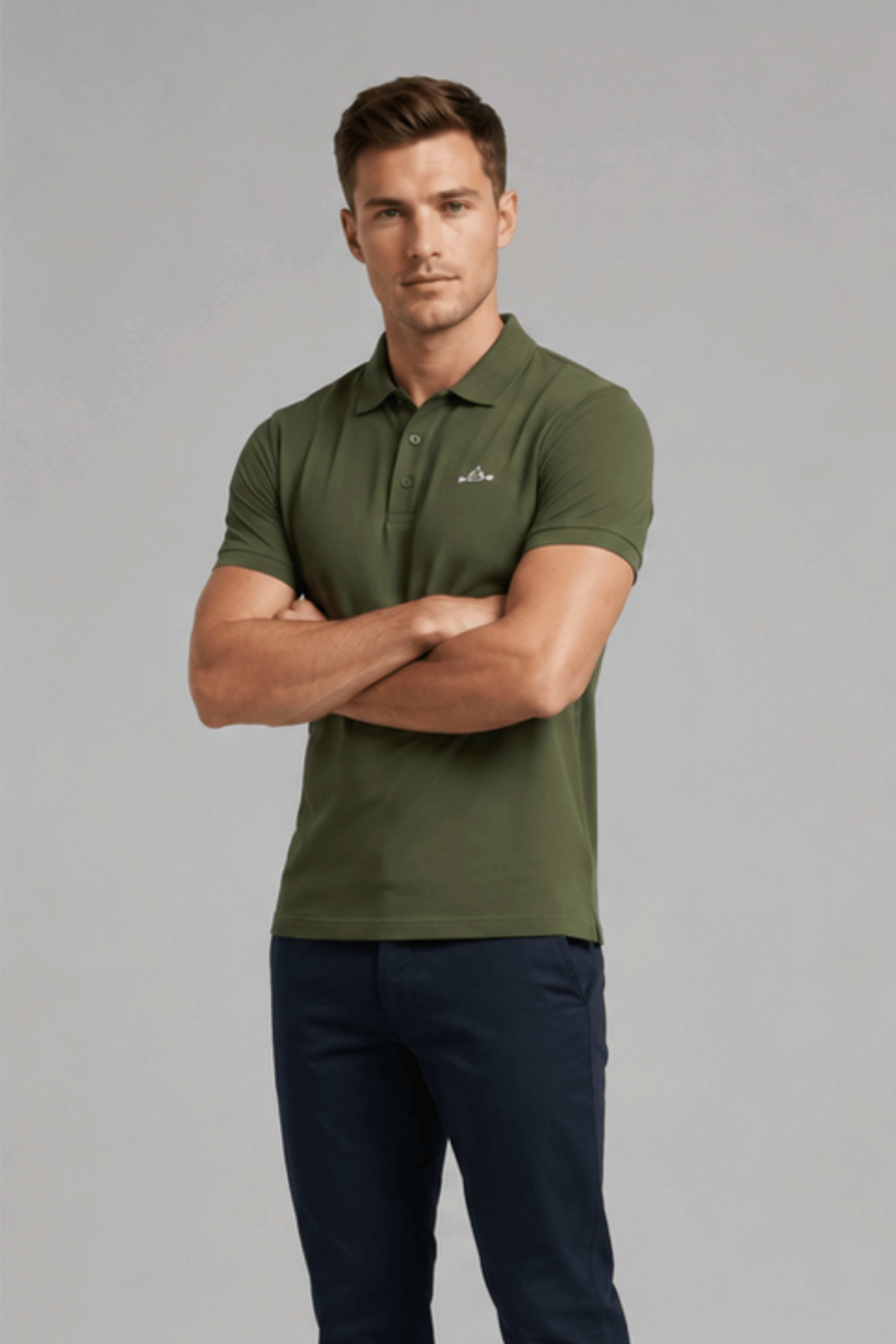 Bottle Green Daily Wear Polo T-Shirt