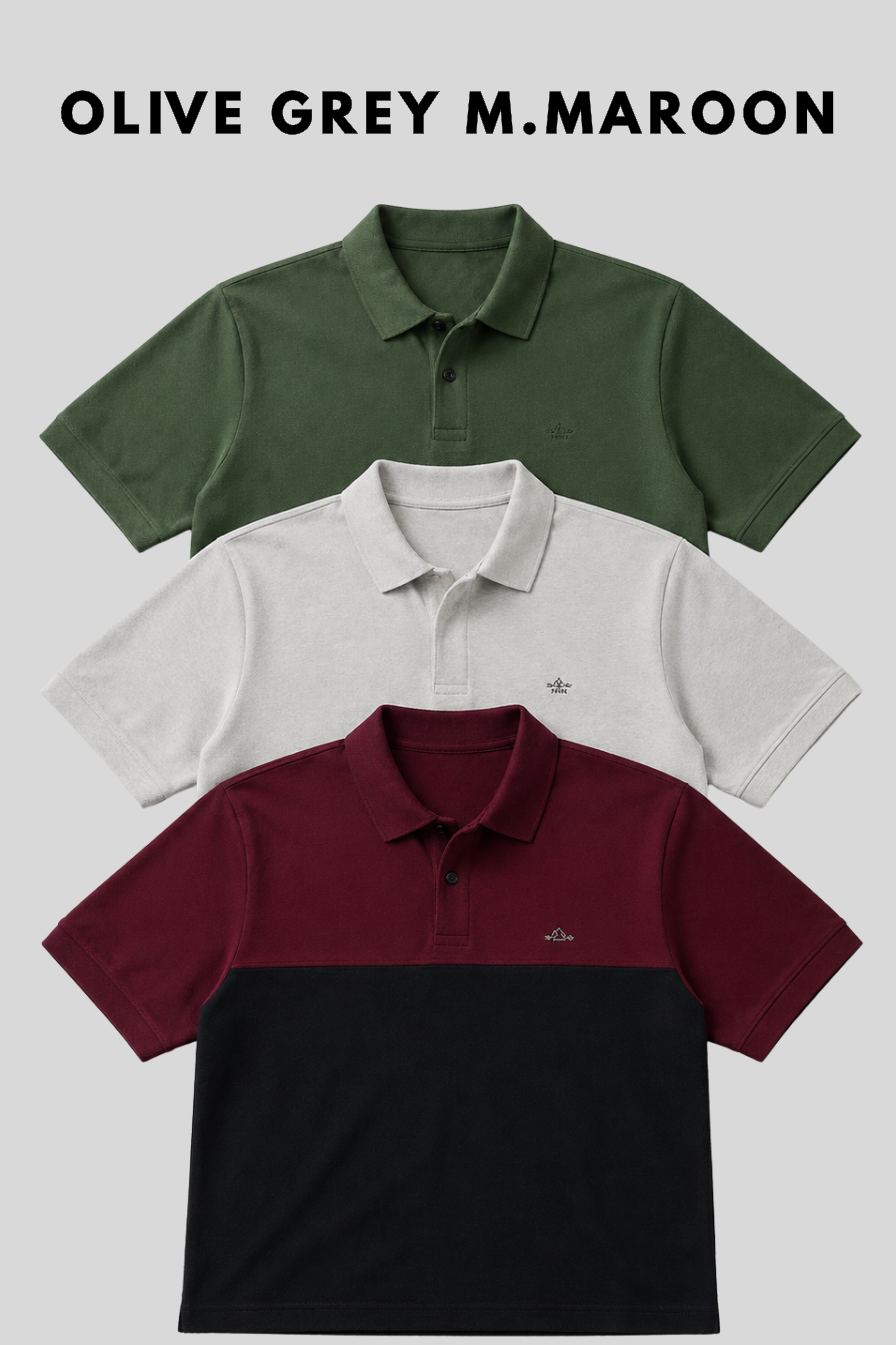 Essential Polo Combo (Pack of 3)
