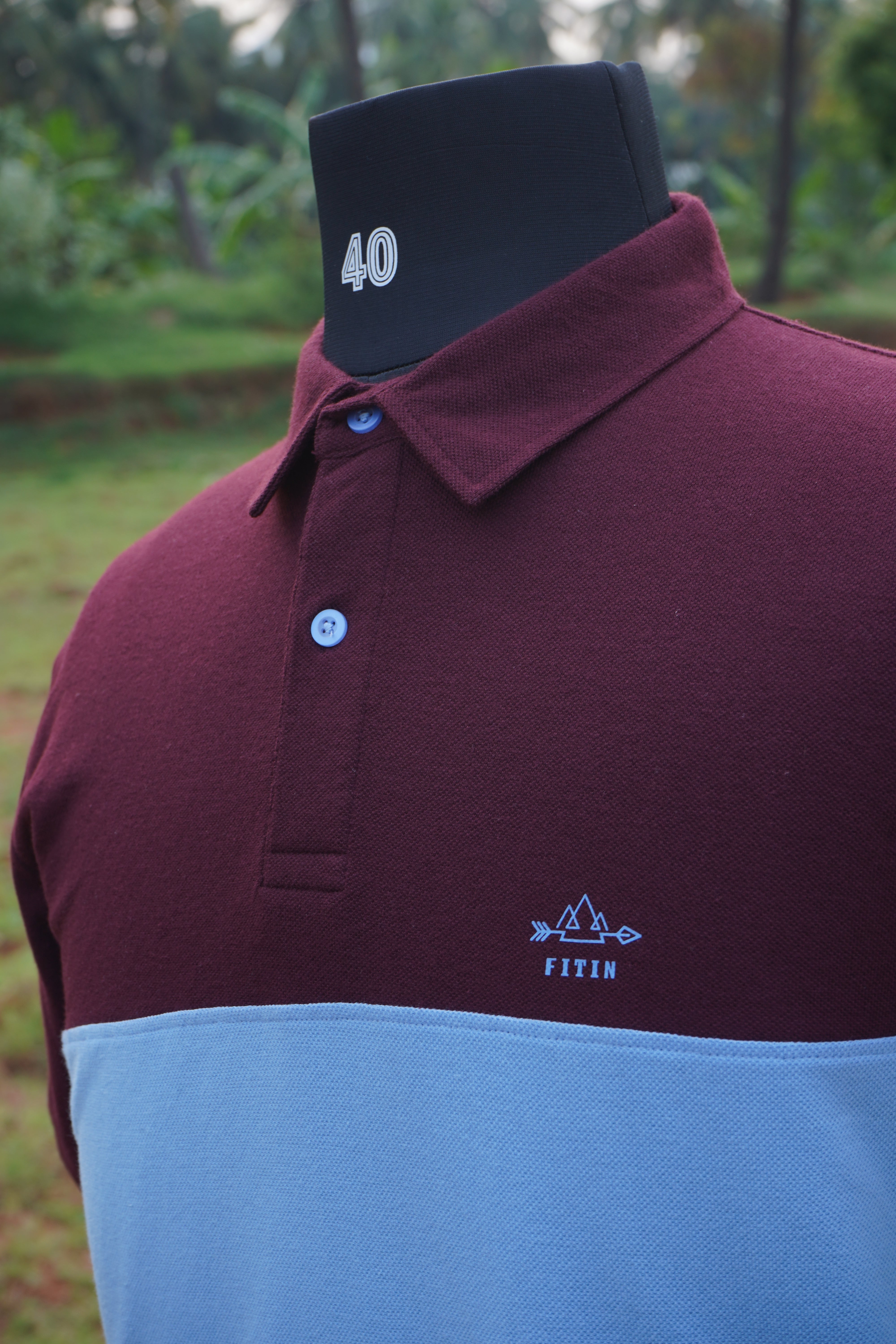 CS Contrast Blend Cotton Polo T-Shirt