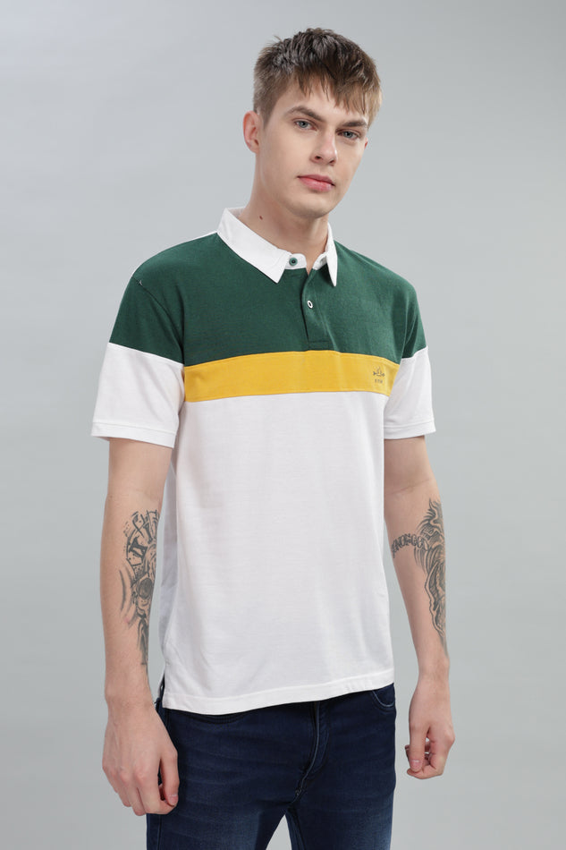 C&S White Polo Pure Cotton