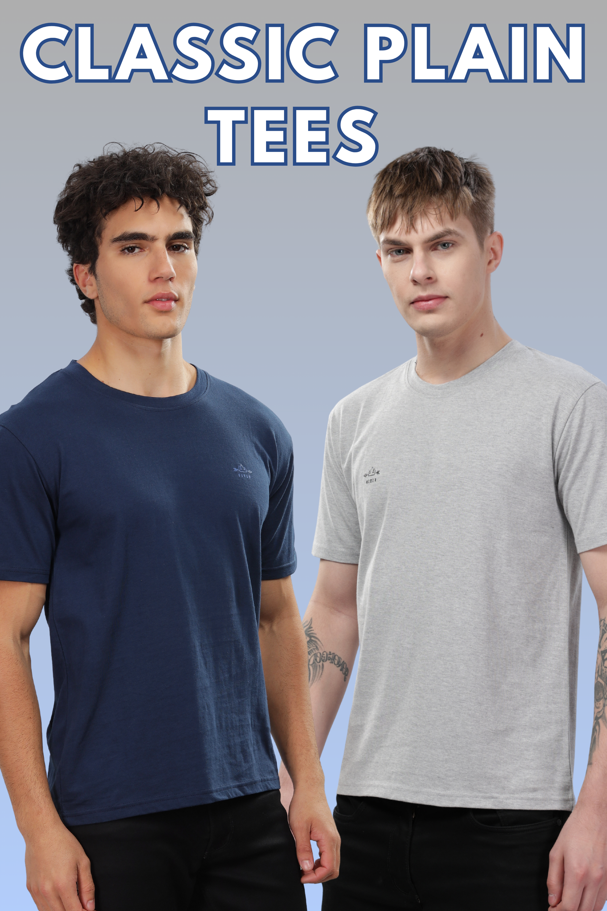 Classic Plain Tees - HS (Pack of 2)
