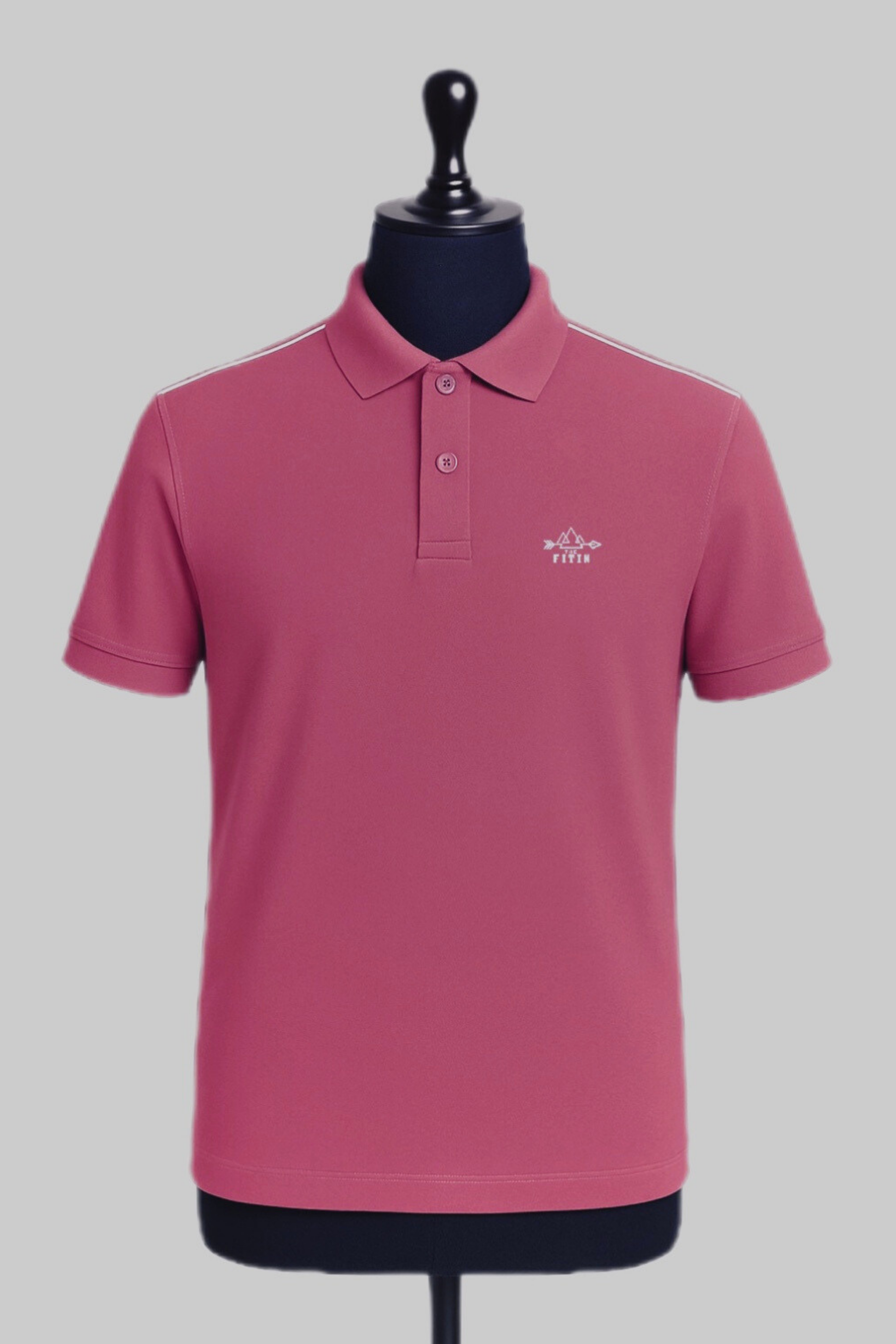 Red Clay Cotton Polo T-Shirt