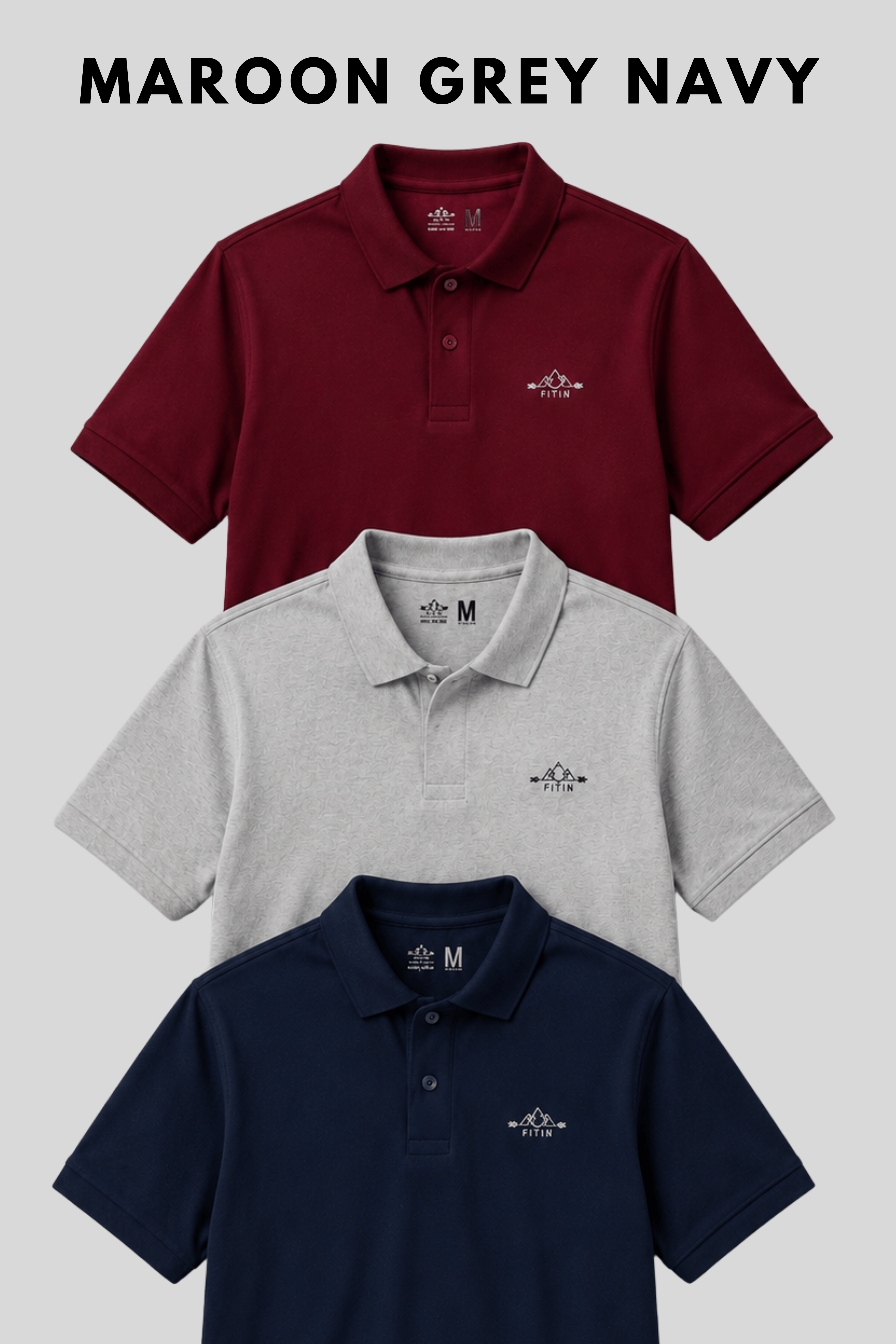 Elite Polo Combo (Pack of 3)