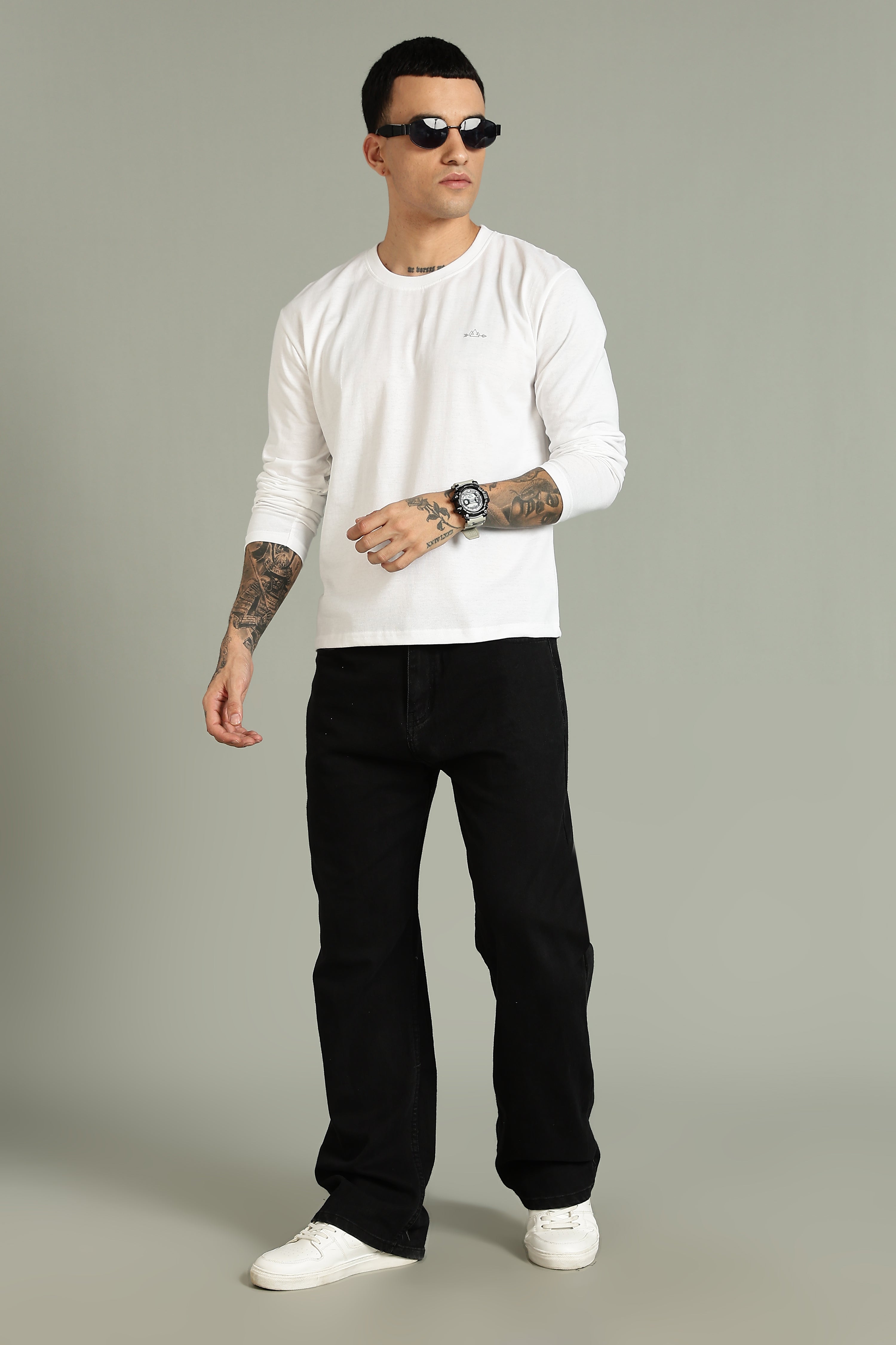 Classic Plain full sleeve tees - FS (Pack of 2)