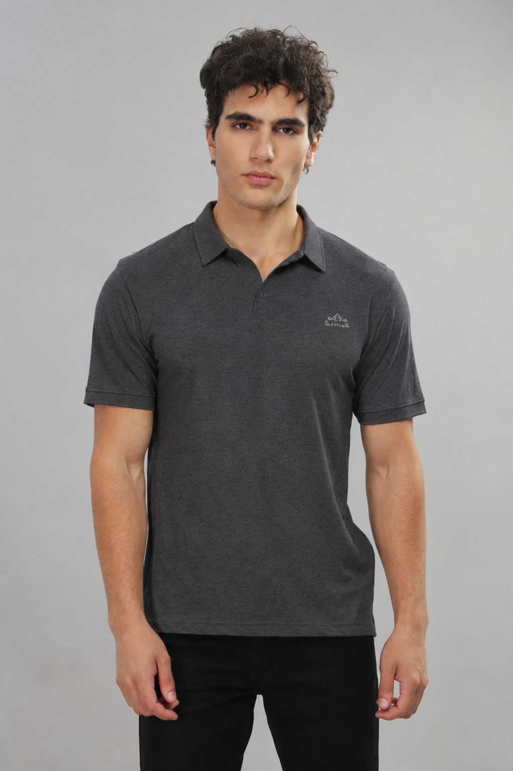Graphite Melange Polo