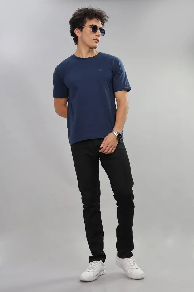 Navy – 100% Cotton tee