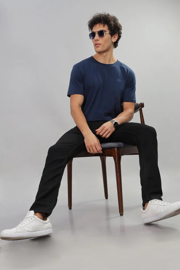 Navy – 100% Cotton tee