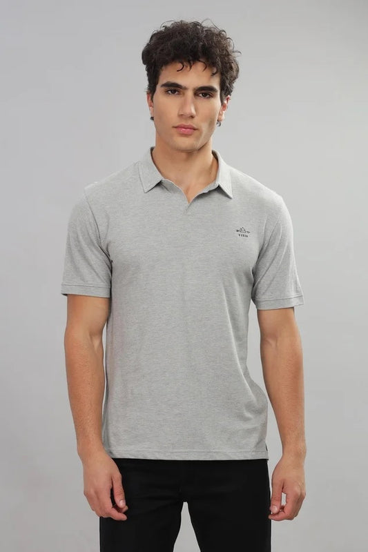 No-Button Grey – Pure cotton