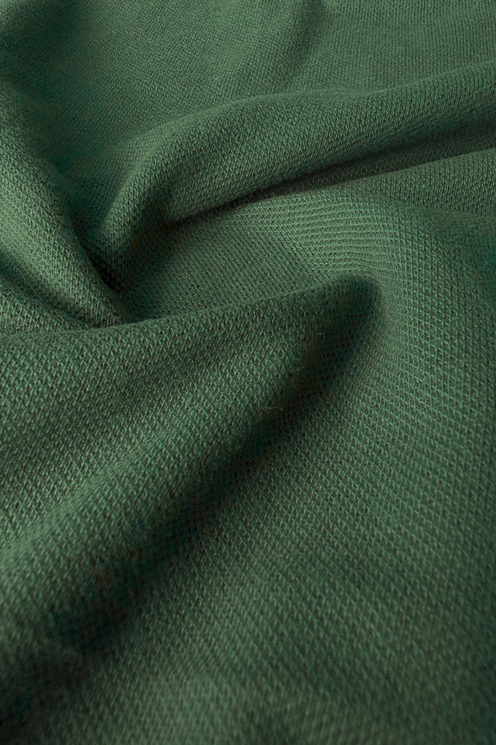 Olive Cotton Polo T-Shirt