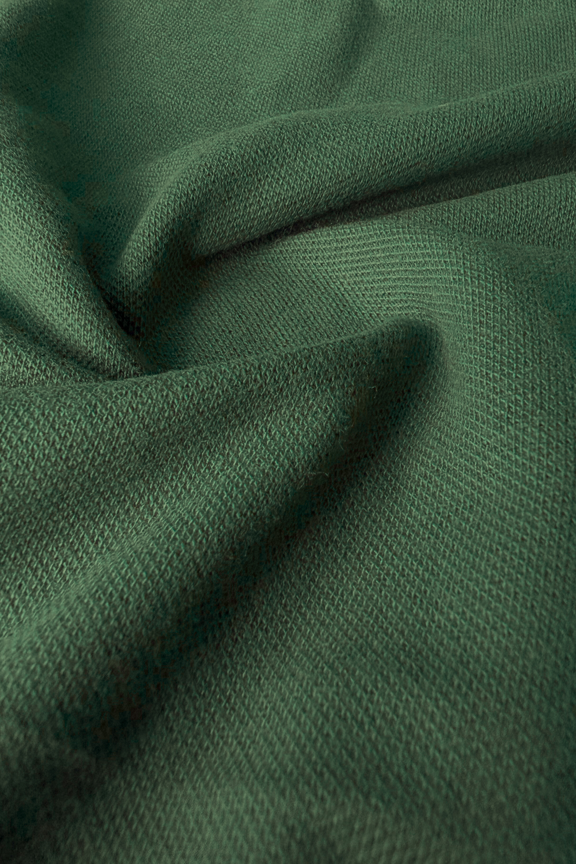 Olive Cotton Polo T-Shirt
