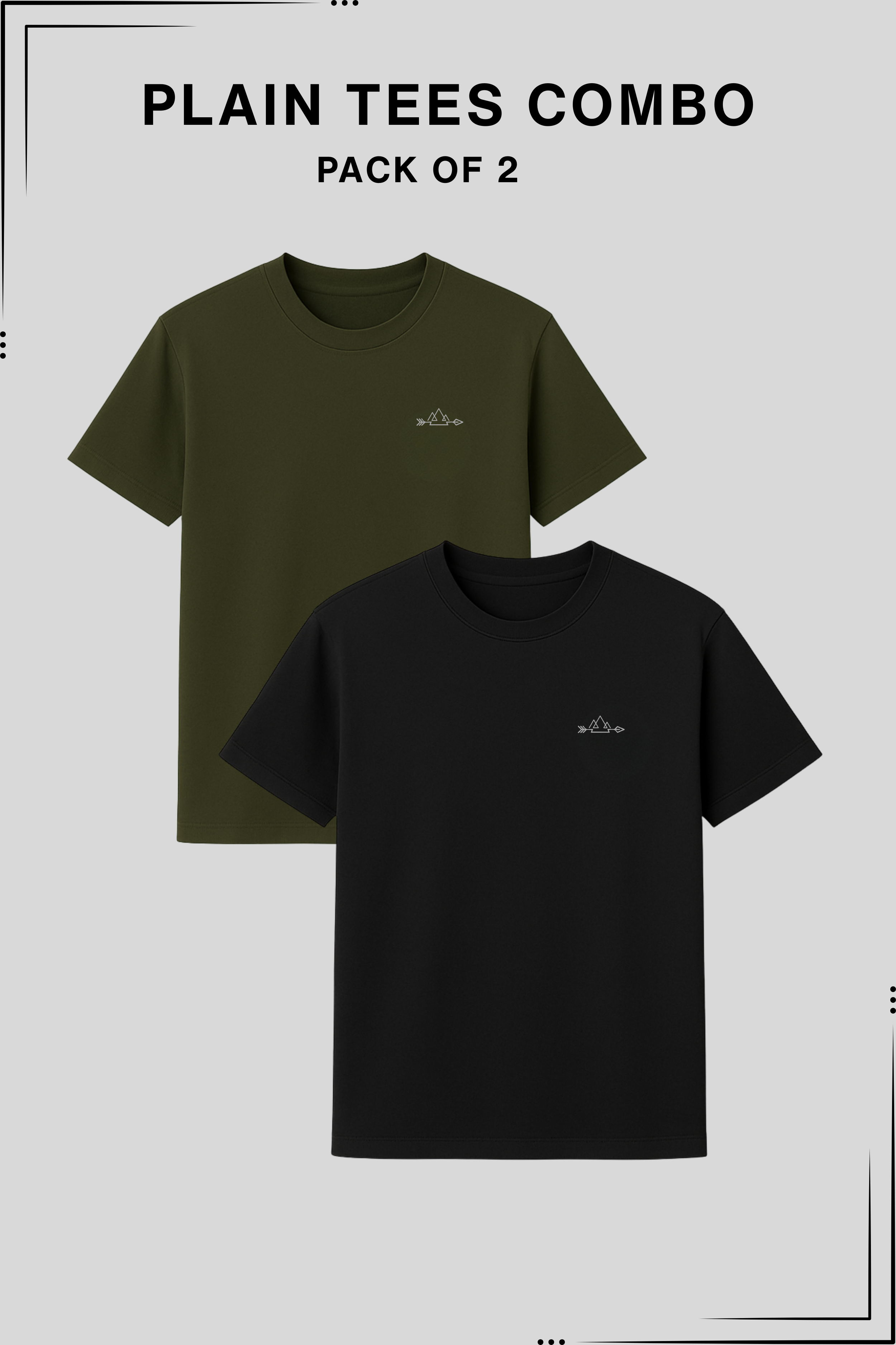 Urban Plain Tees - HS (Pack of 2)