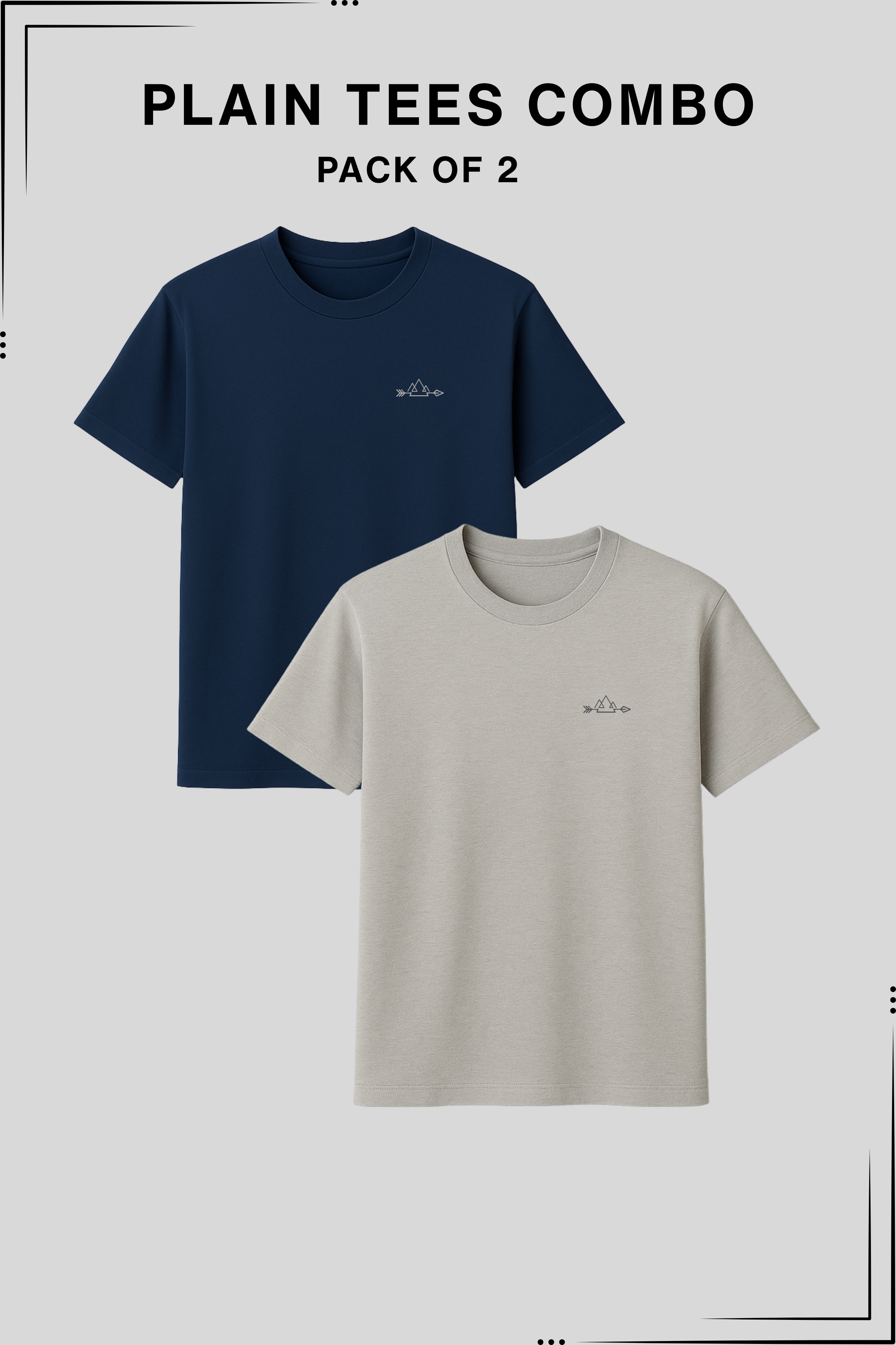 Classic Plain Tees - HS (Pack of 2)