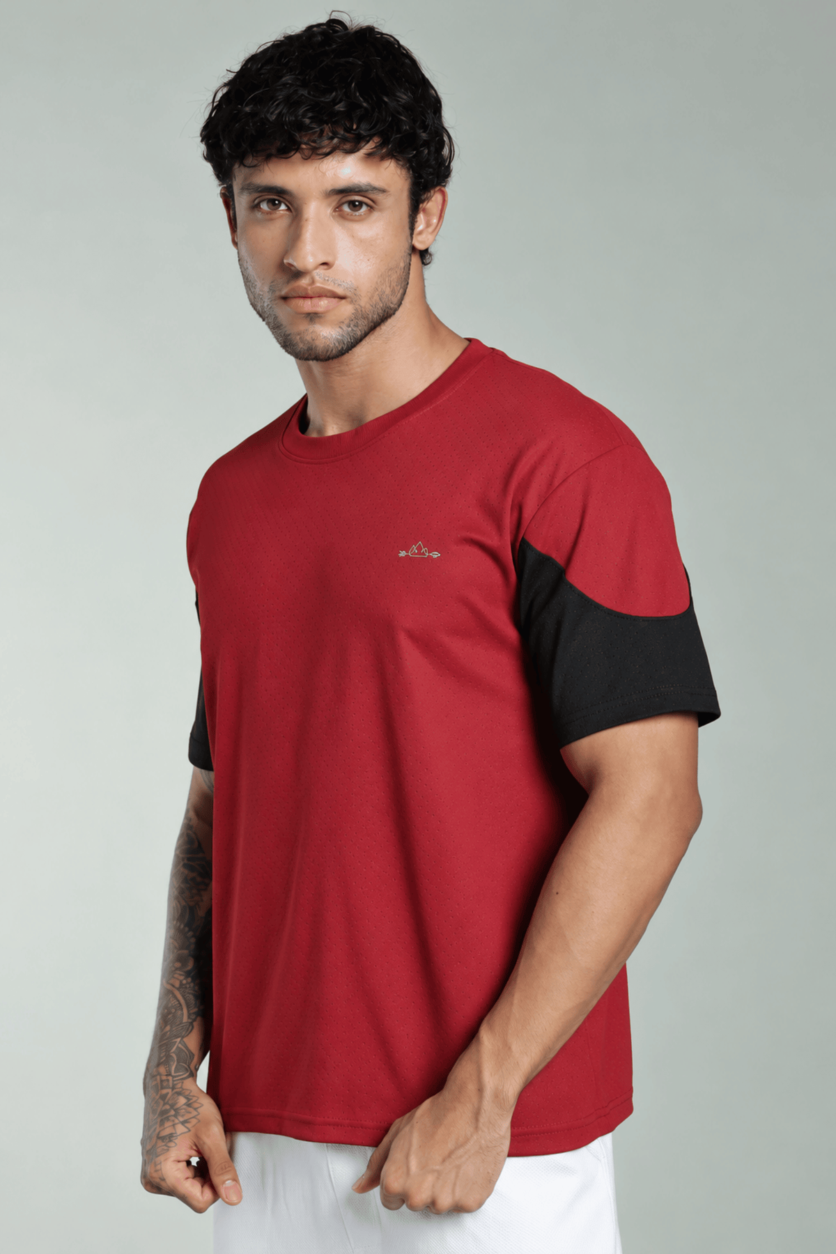 Wine Red & Black - Activewear